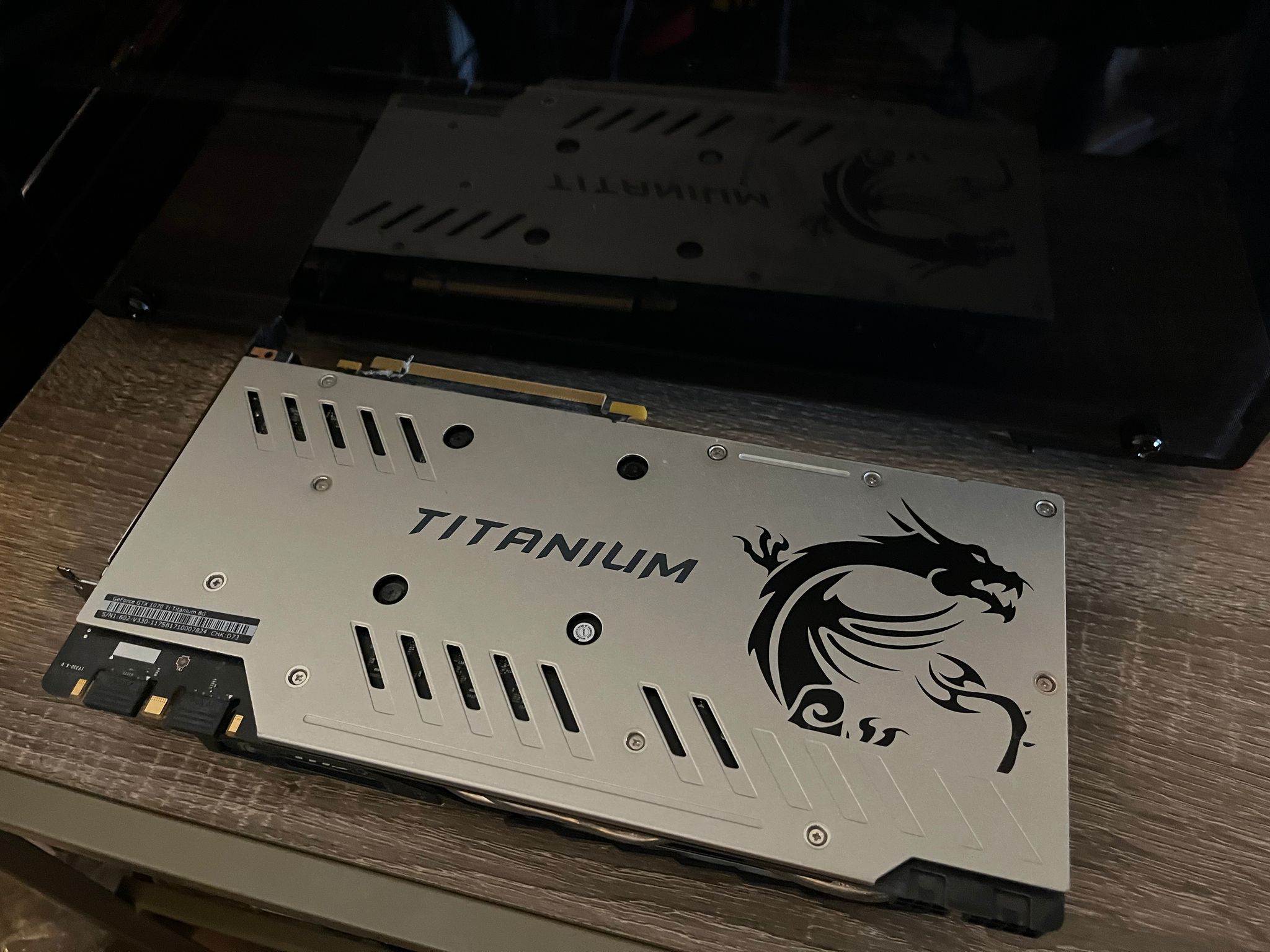 Nvidia GeForce 1070ti from MSI