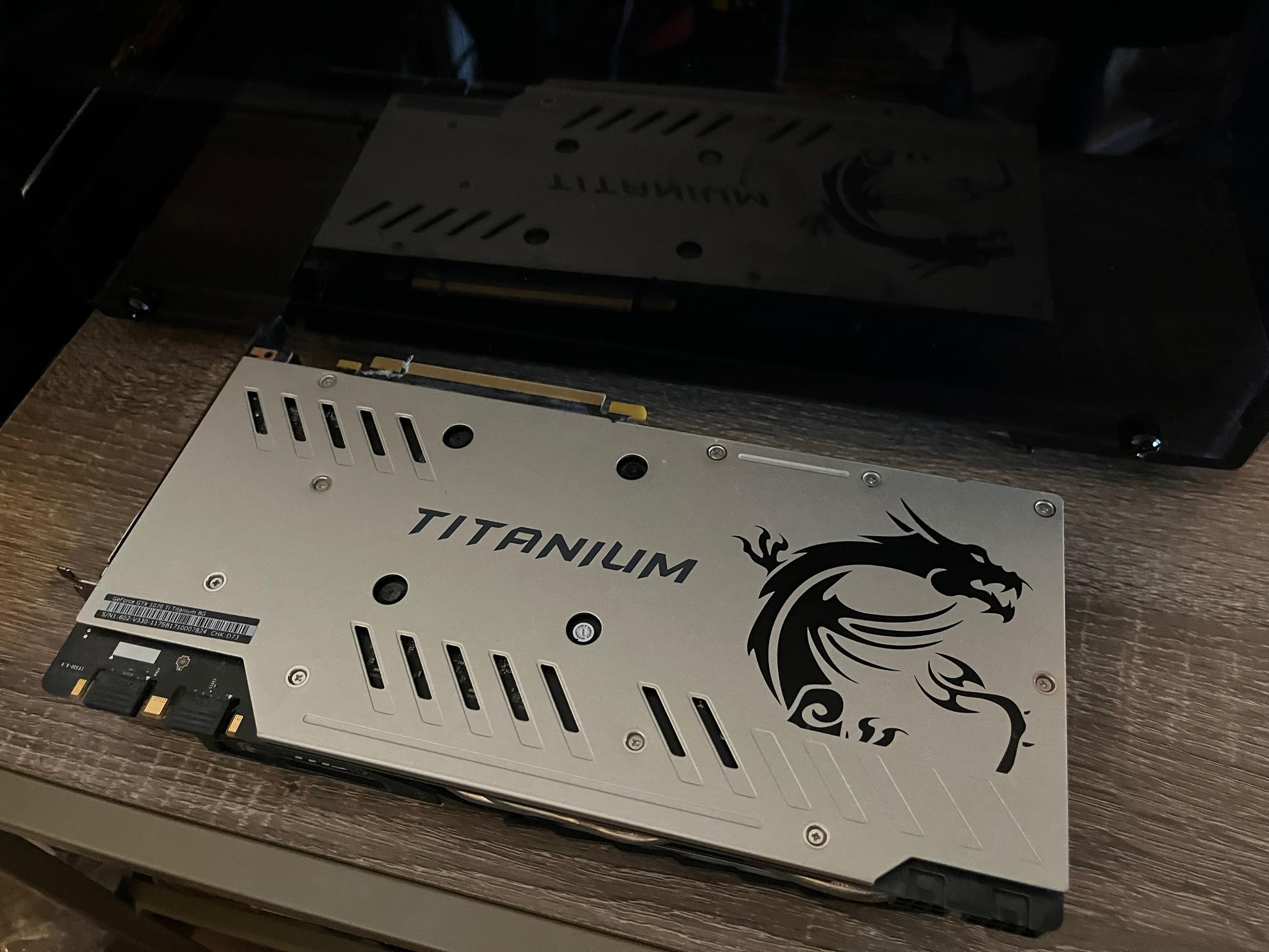 Nvidia GeForce 1070ti from MSI