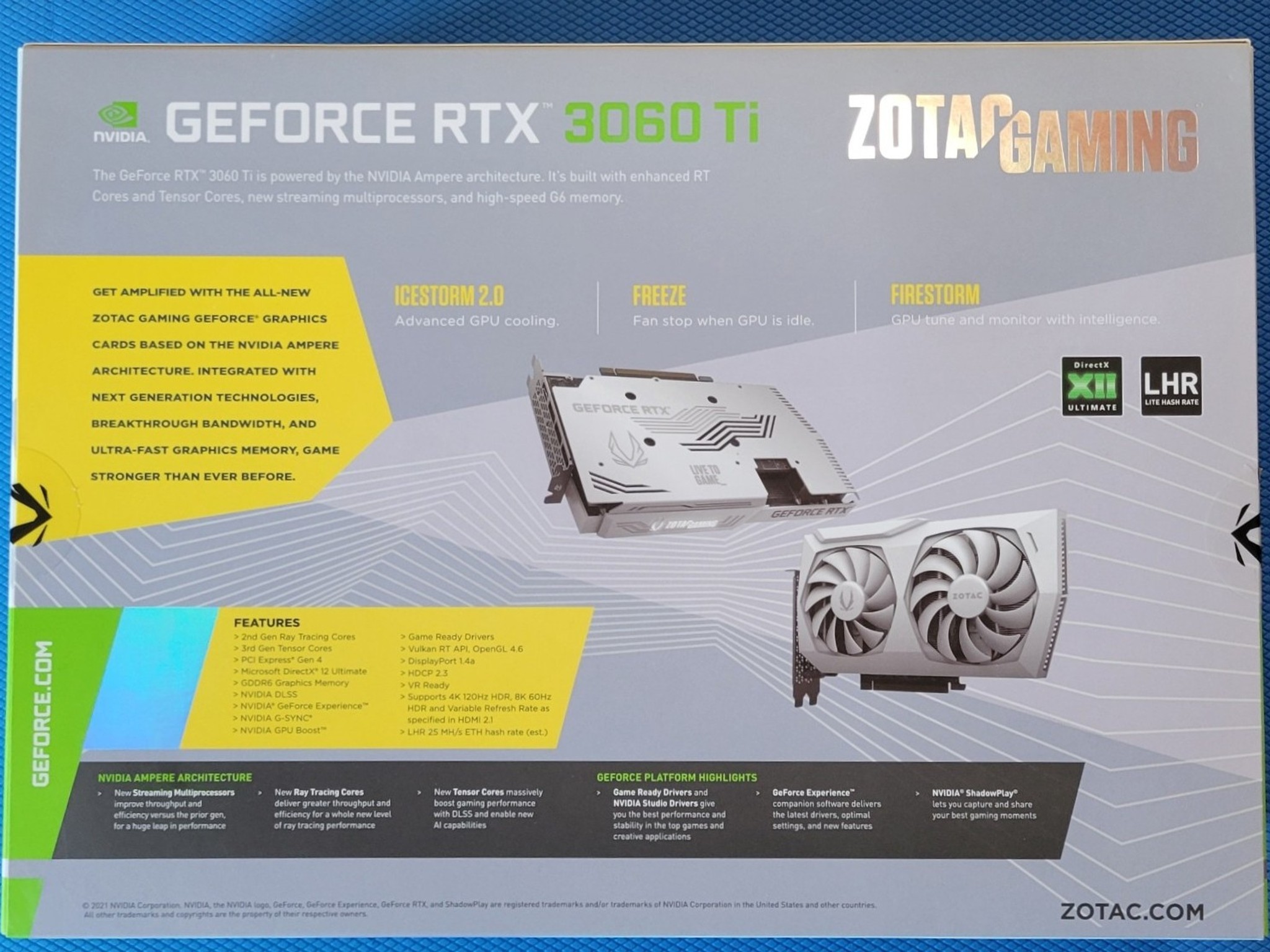 Zotac RTX 3060Ti AMP White Edition Graphics Card
