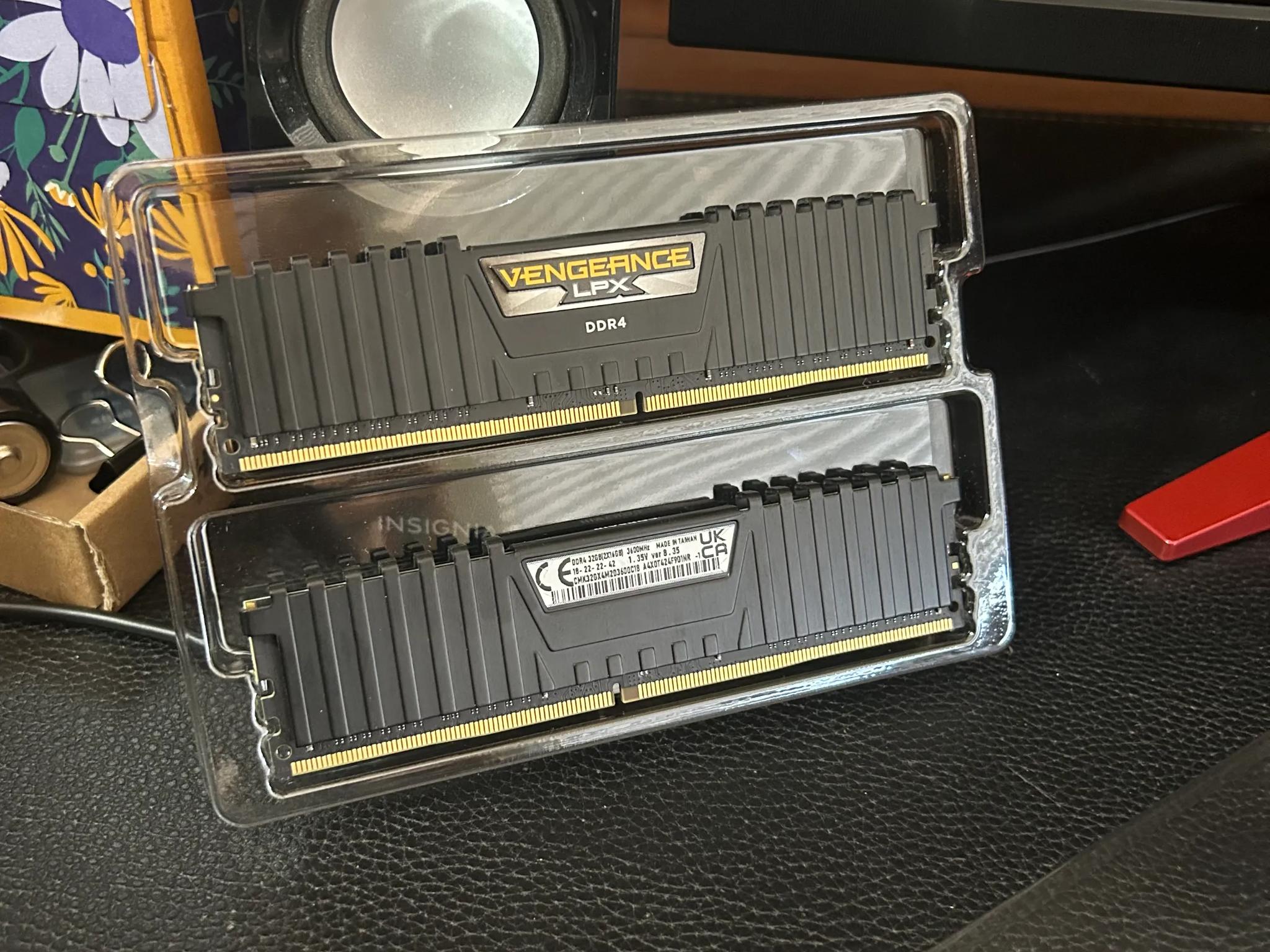 Vengance LPX 2x16g DDR4-3600 memory