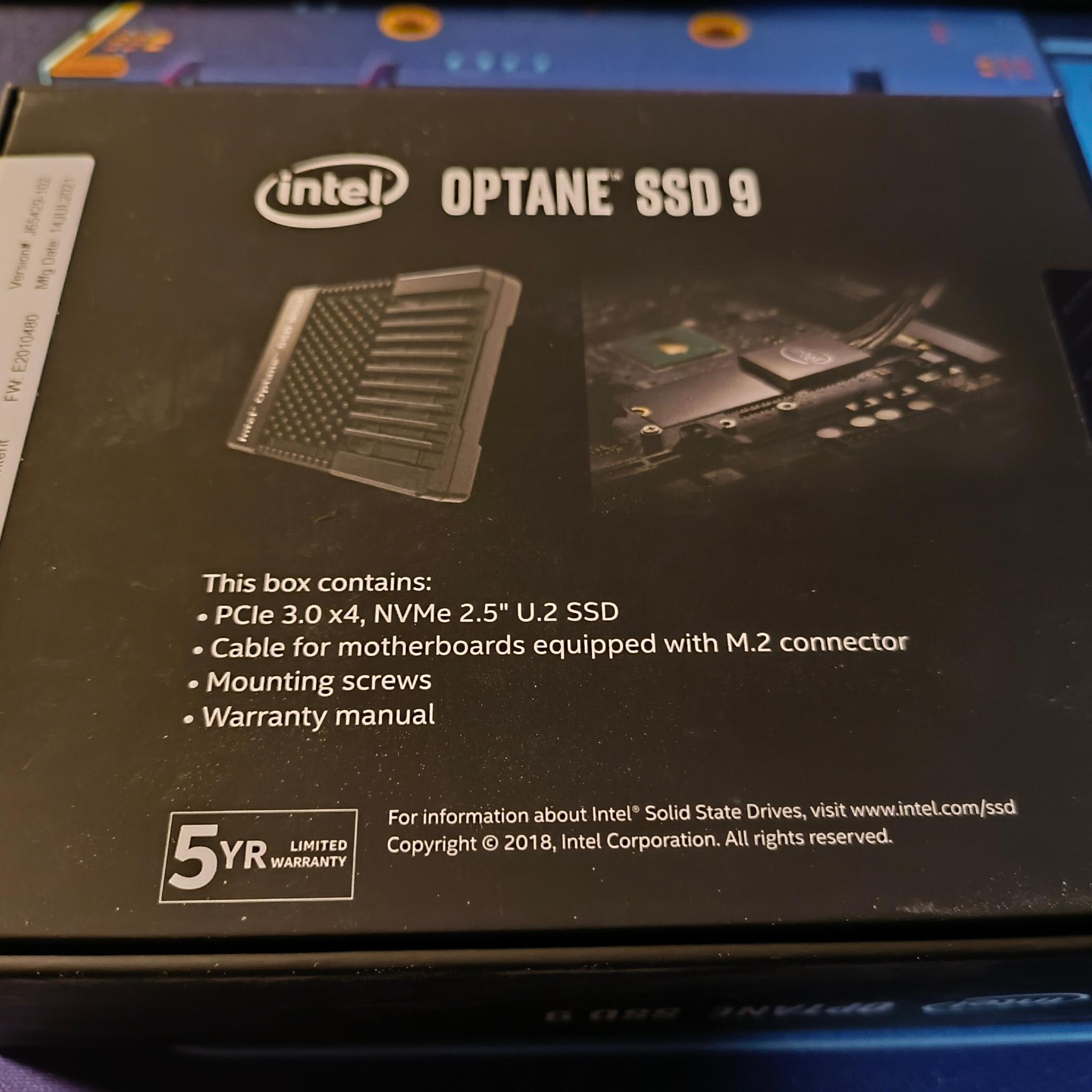 Intel Optane SSD 905p 960 GB