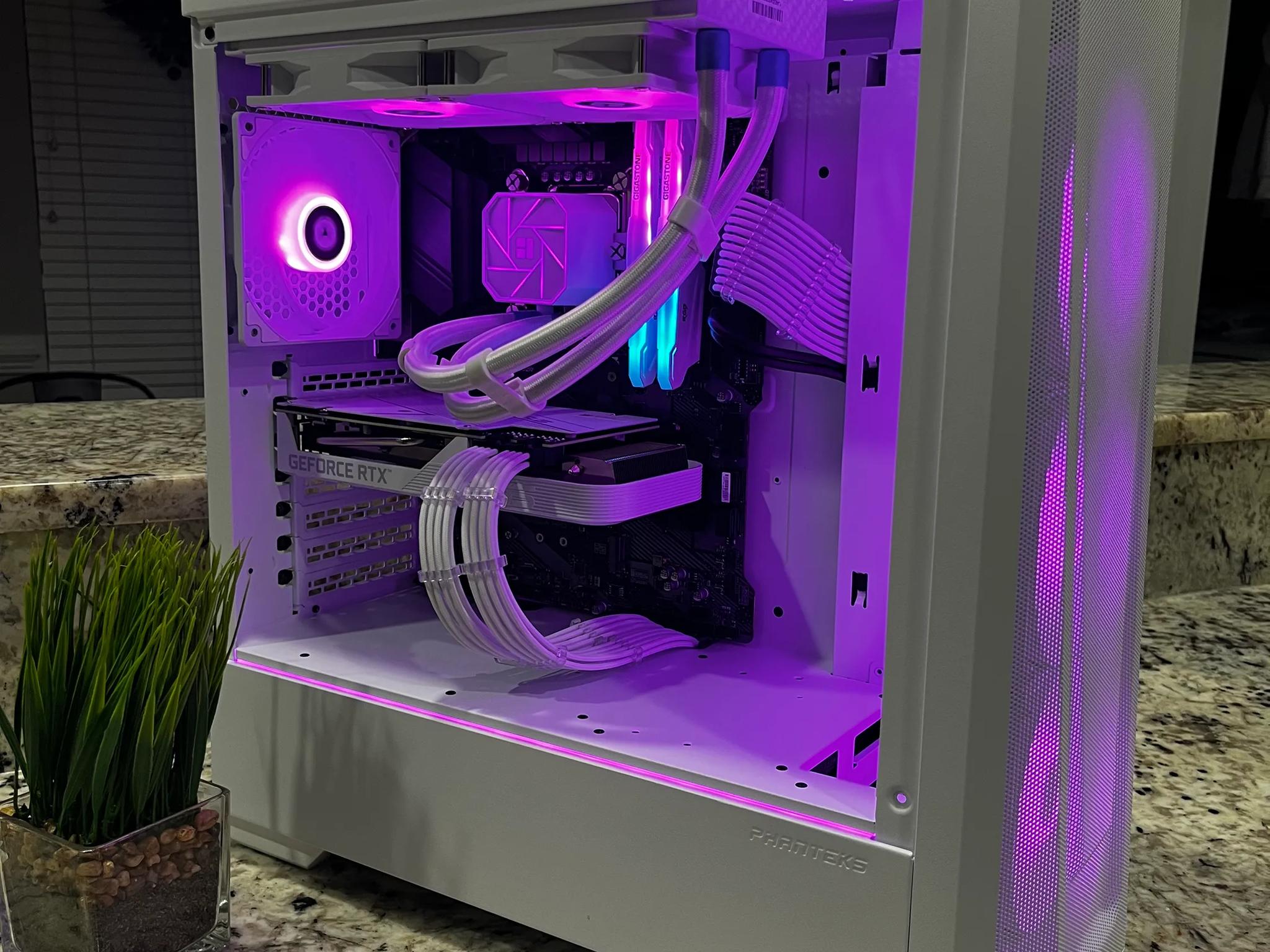 White RGB Gaming PC: i7-10700KF, ASUS RTX 3060 Ti OC 8 GB Graphics Card, 32GB Of Ram & 1TB NVME