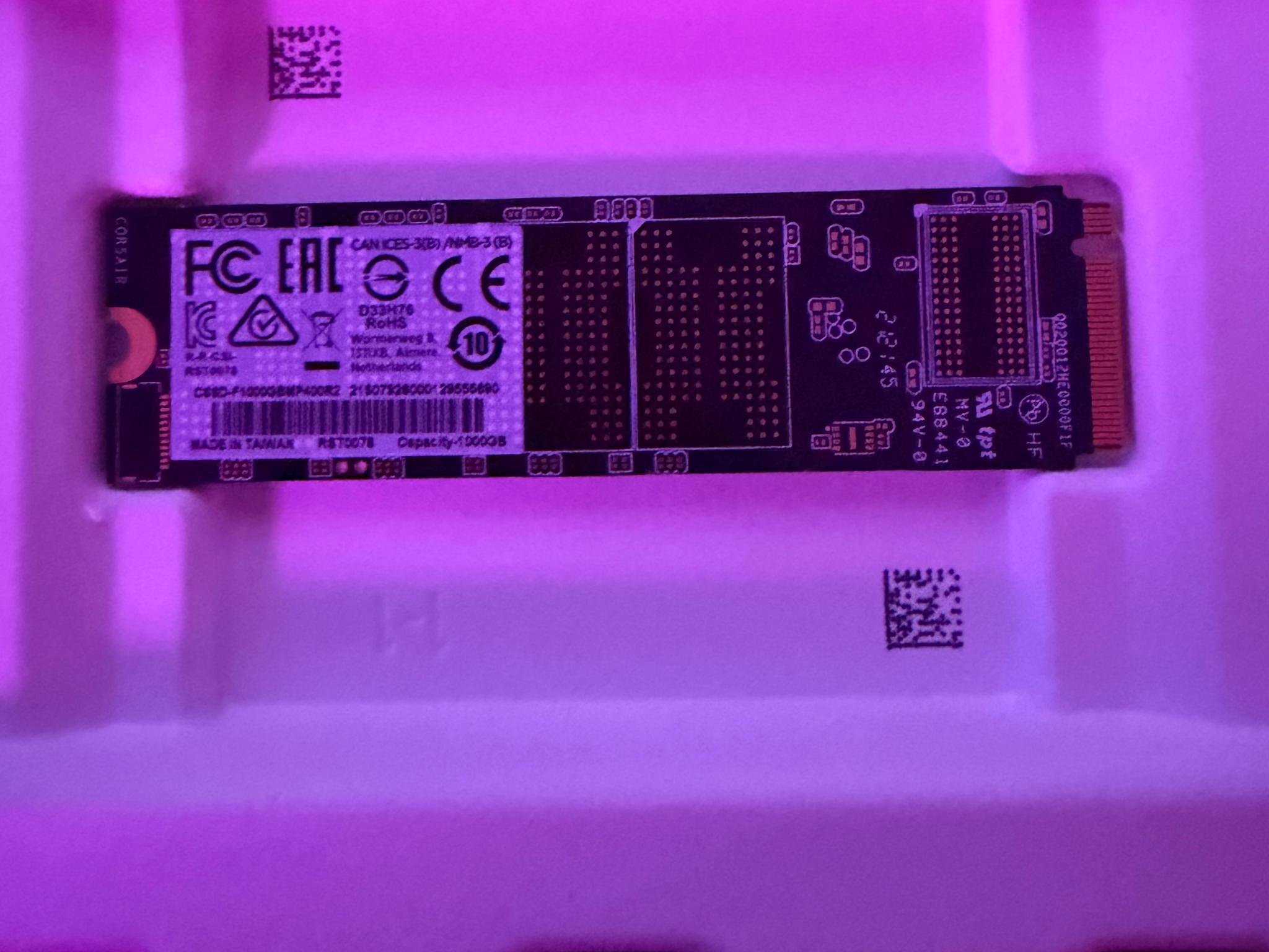 Corsair MP400 1 TB NVME SSD
