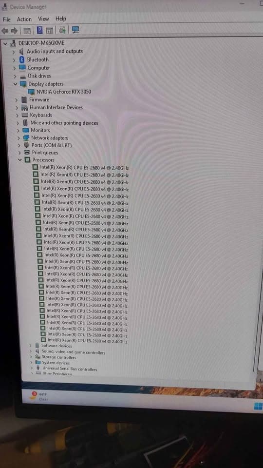 Custom RTX 3050 8GB, Xeon 2680v4, 64GB DDR4, 2TB NVME