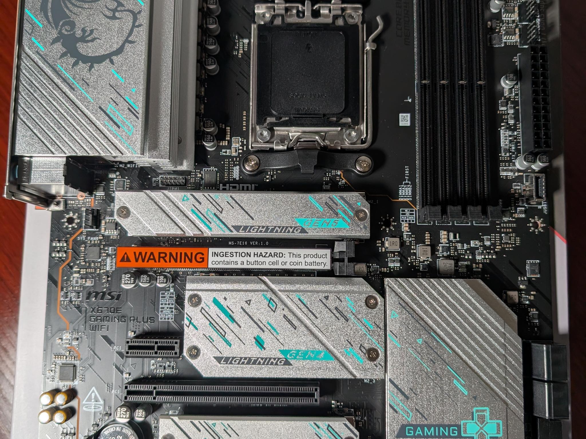 MSI X670E GAMING PLUS WIFI
