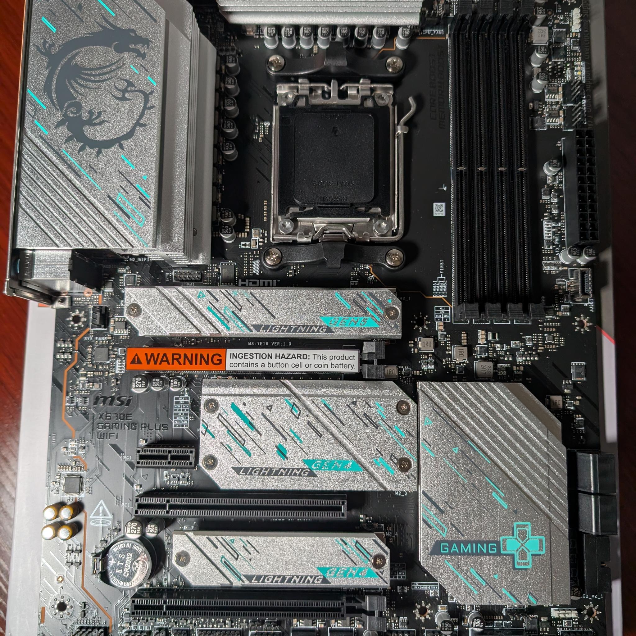 MSI X670E GAMING PLUS WIFI