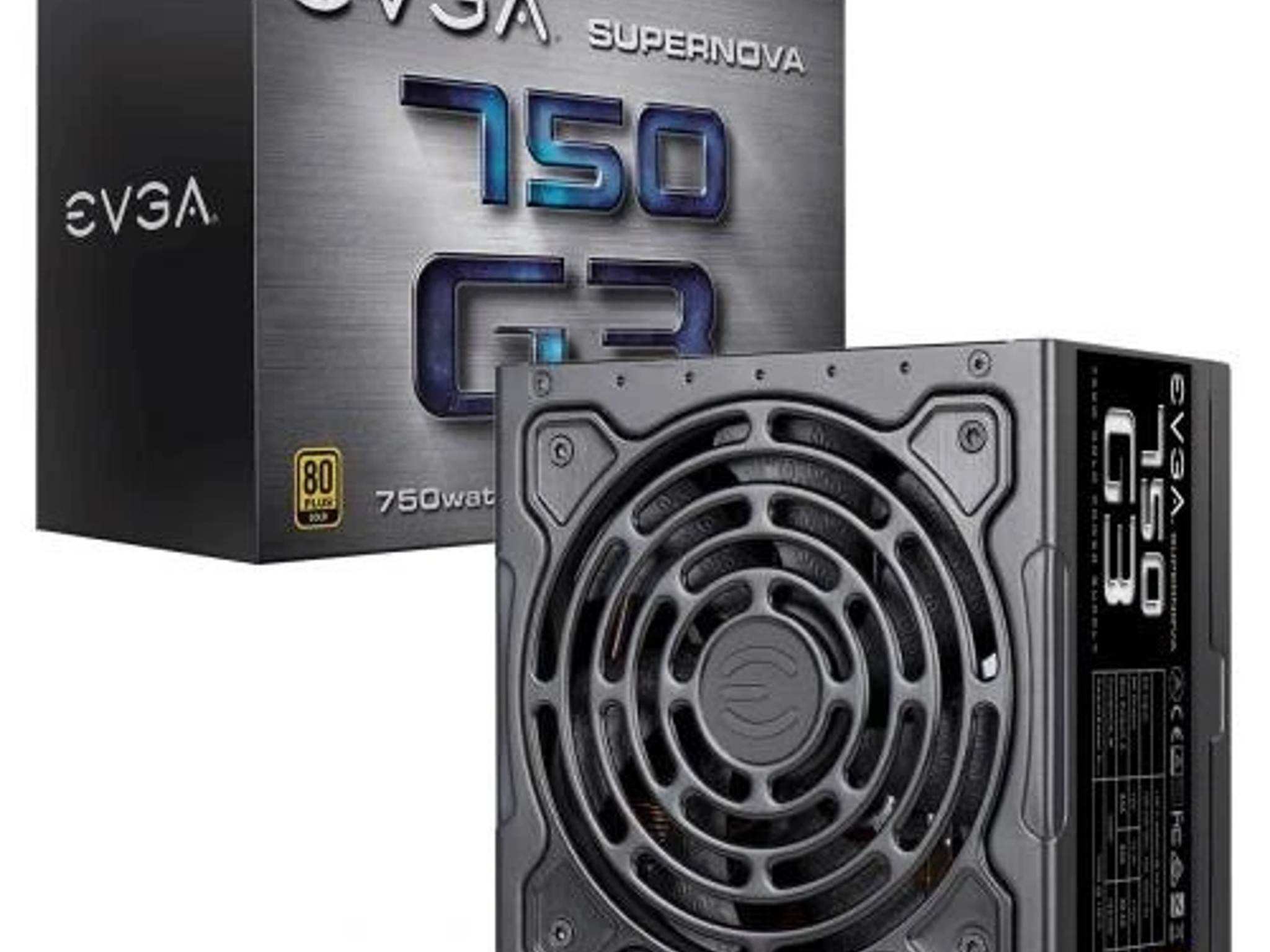 New EVGA Supernova 750 G3 Fully Modular 750 watt 80 plus gold power supply