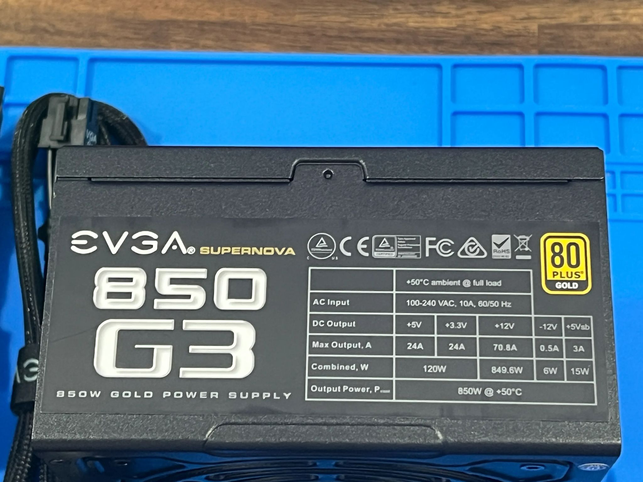 EVGA SuperNOVA 850 G3, 80 Plus Gold 850W, Fully Modular, Eco Mode