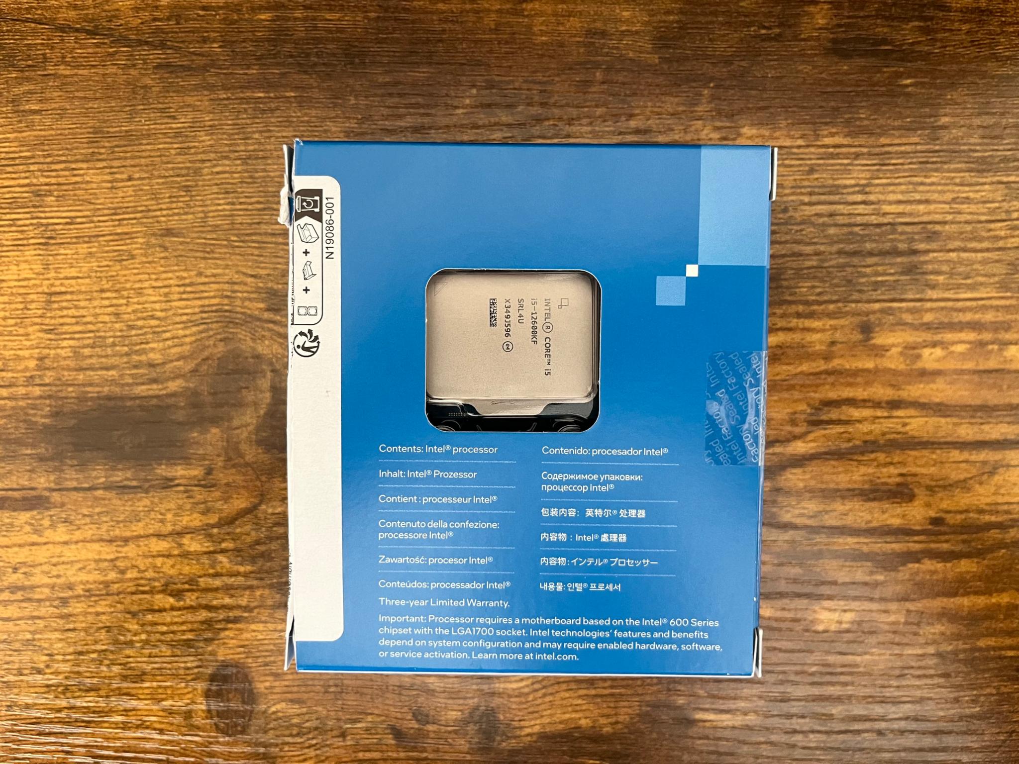 Intel Core i5-12600KF Alder Lake Ten-Core (6p+4e) LGA 1700 Processor - Original Box