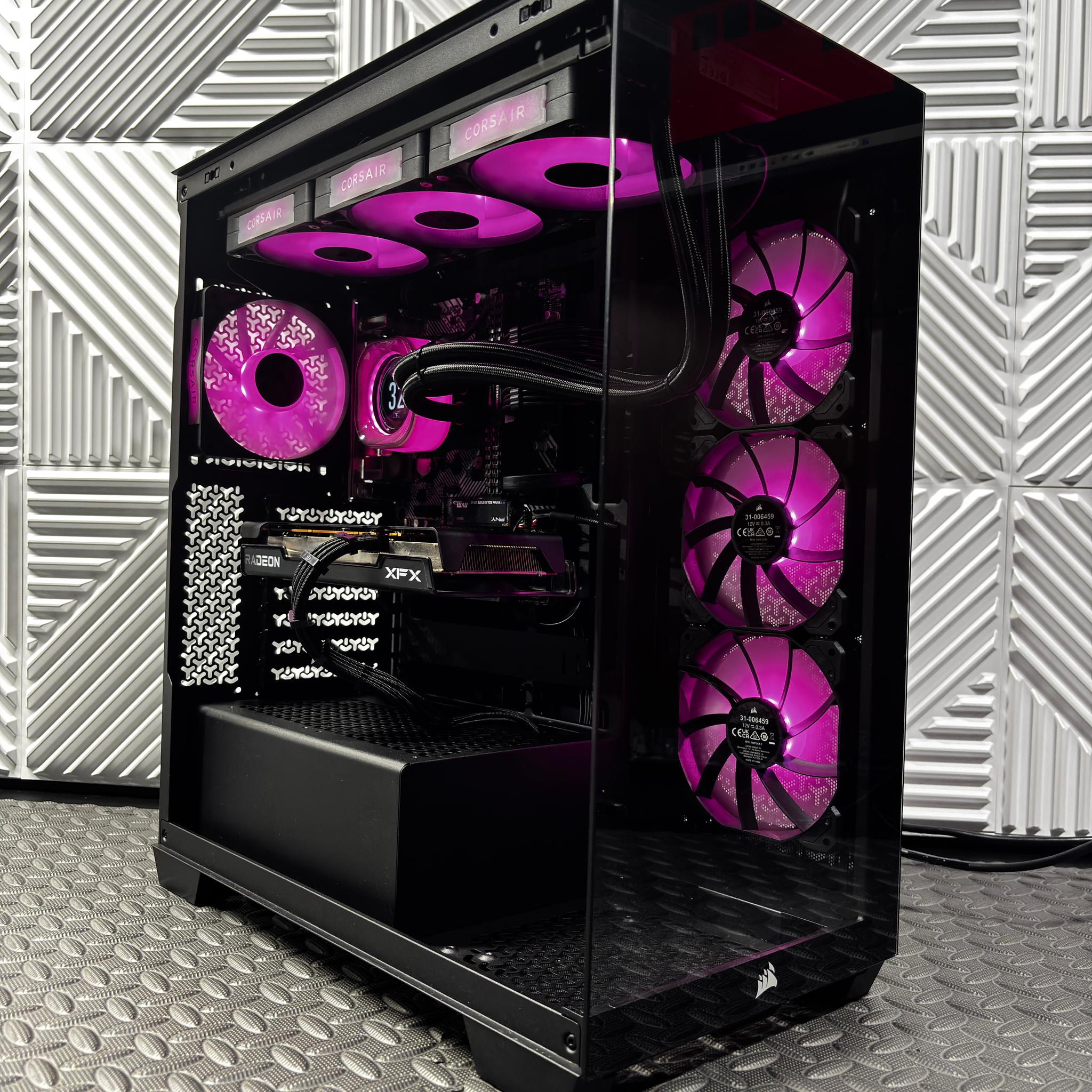 Corsair RGB Gaming PC | RX 6600 8GB | Ryzen 3 3100 | 16GB RAM | 1TB NVMe SSD | WiFi