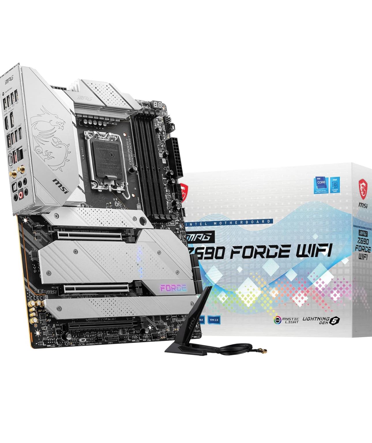 BUNDLE MSI Z690 Force WiFi Gaming Motherboard & Intel Core i5-13600kf