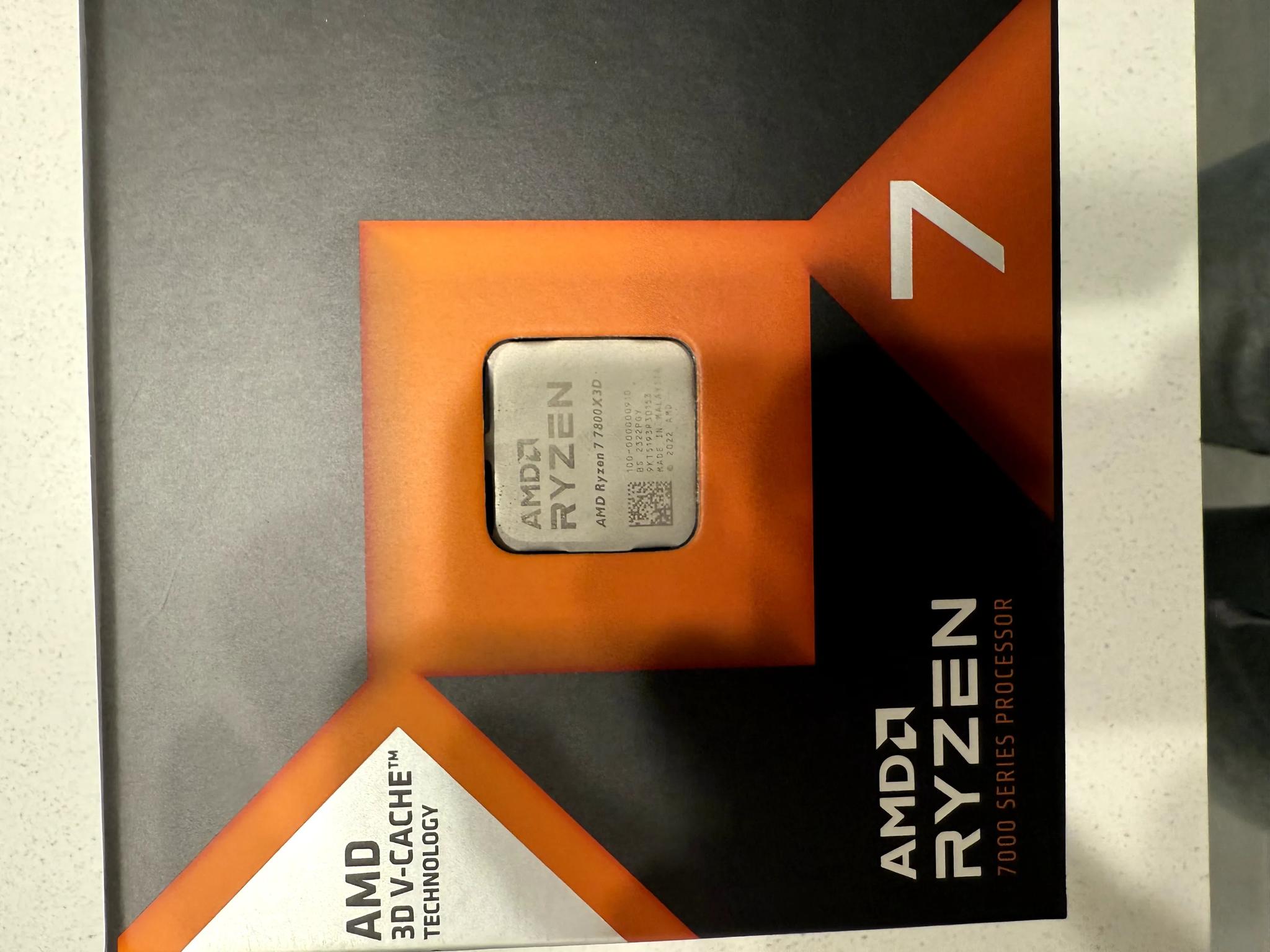 AMD Ryzen 7 7800X3D - Tested and Working - Used