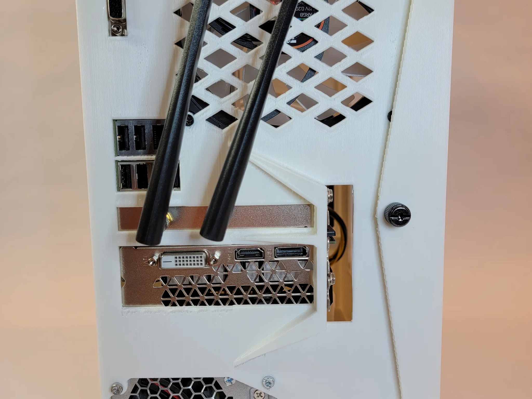 i7 9700/RTX 2060 SUPER Custom 3D Printed Gaming PC