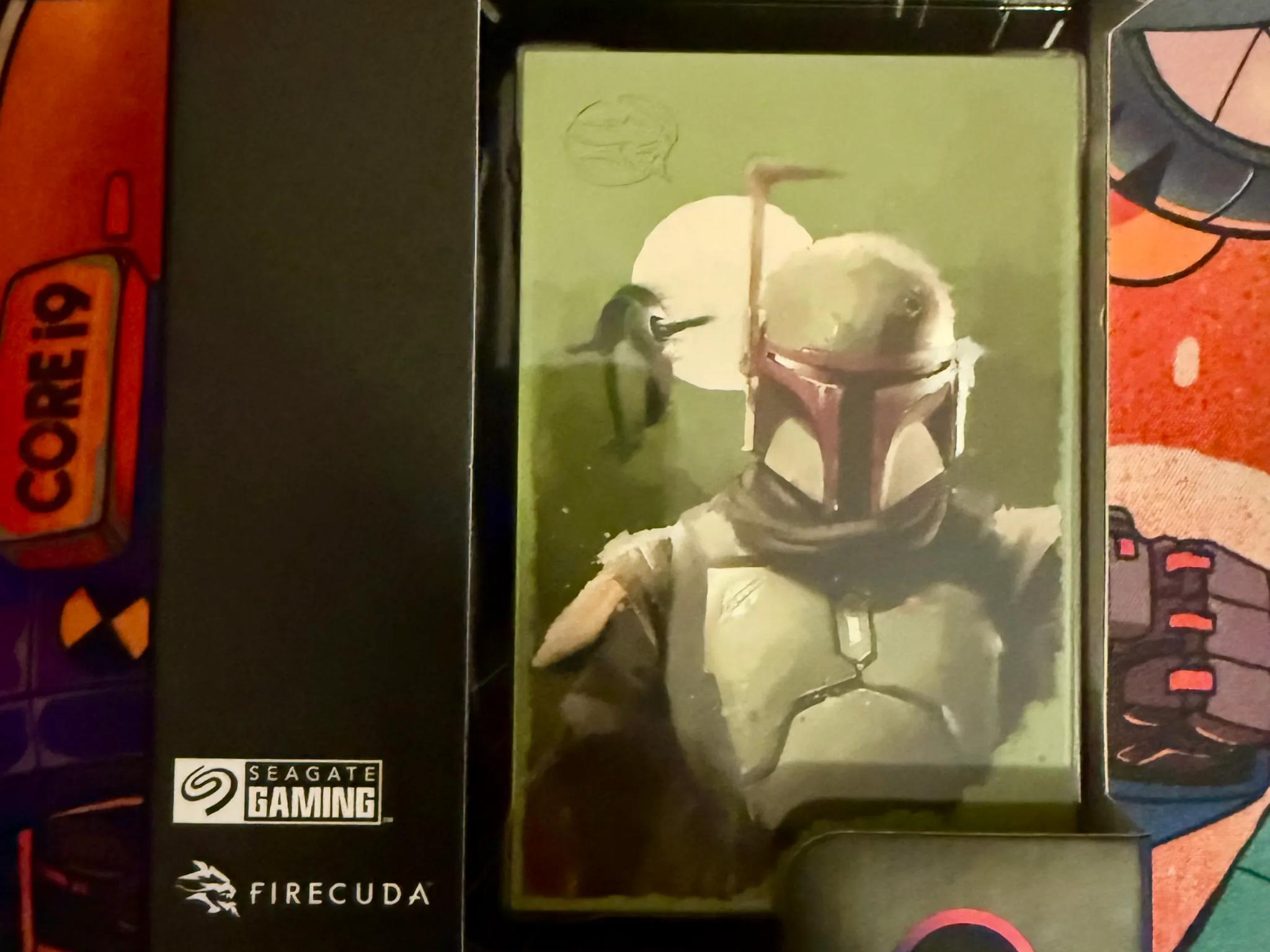 BNIB Seagate FireCuda External Gaming Hard Drive 2TB -Star Wars Boba Fett