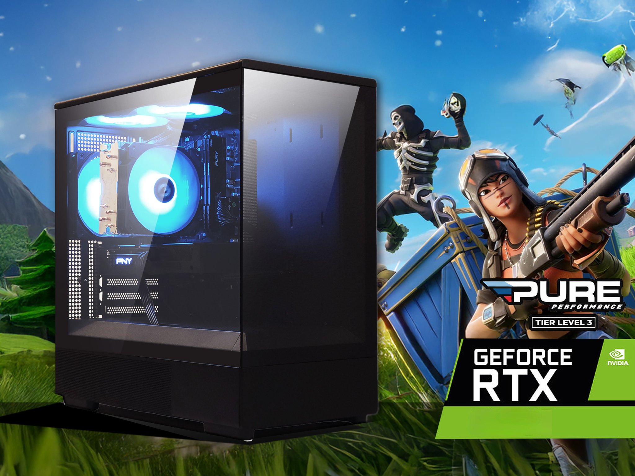 🎮 Gaming PC | GeForce RTX 3050 8GB | Ryzen 5 3500 | 16GB RAM | 512GB NVME M.2 | WIFI | WIN 11 Pro