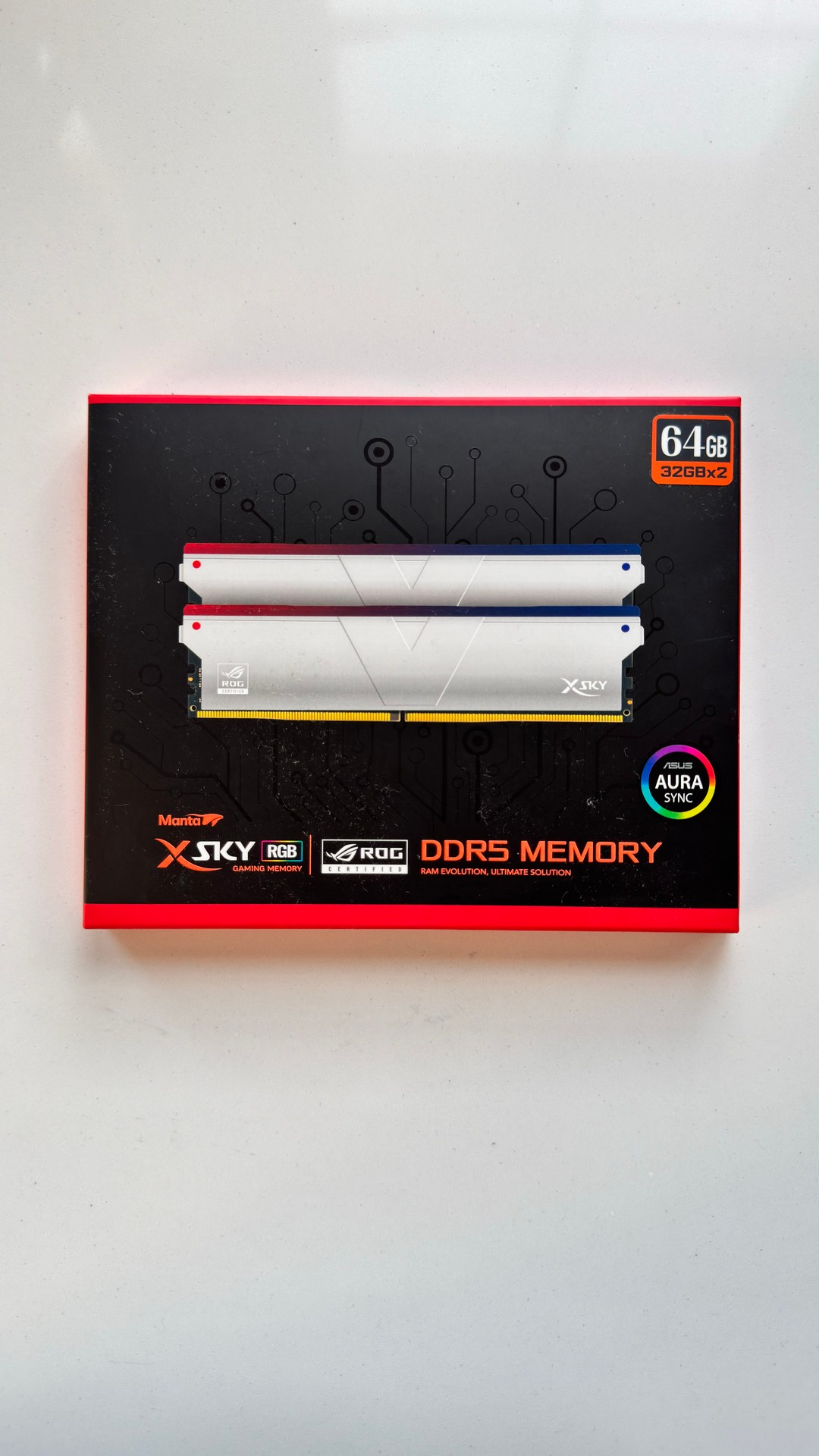 v-color DDR5 | ROG-Certified | [Manta] XSky RGB | 64GB (32GBx2