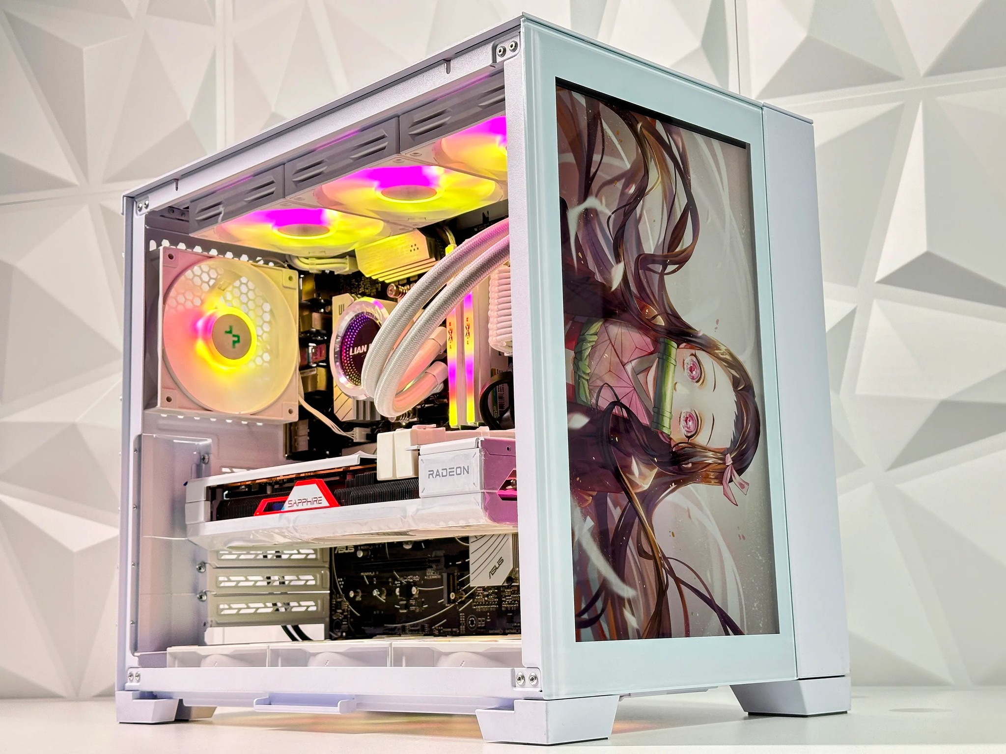 🎋🌸⚔️👺☁️Nezuko||Gaming PC-AMD RX 7800 XT 16GB❄️AMD Ryzen 5 7600 6 core❄️32GB DDR5❄️1TB NVME
