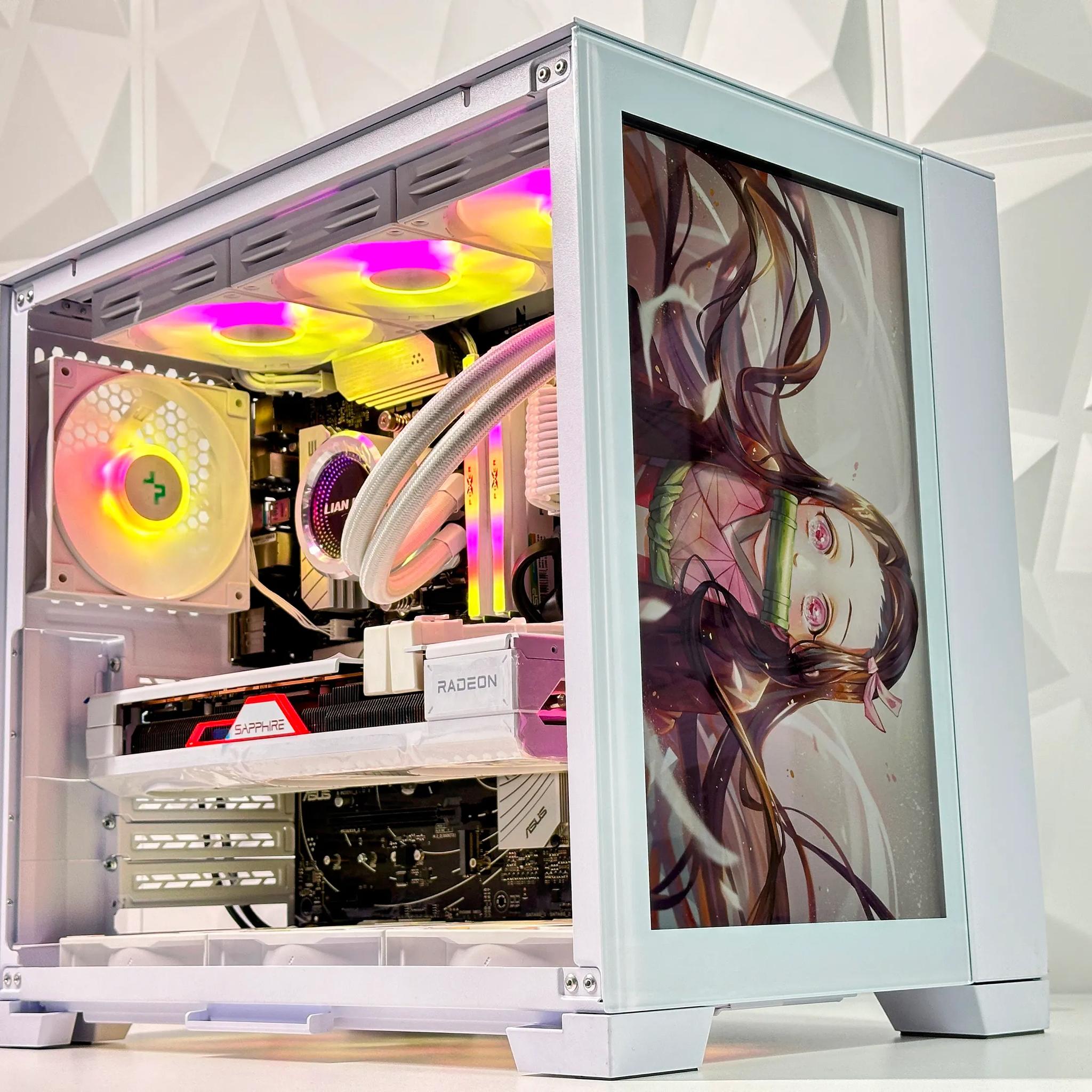 🎋🌸⚔️👺☁️Nezuko||Gaming PC-AMD RX 7800 XT 16GB❄️AMD Ryzen 5 7600 6 core❄️32GB DDR5❄️1TB NVME