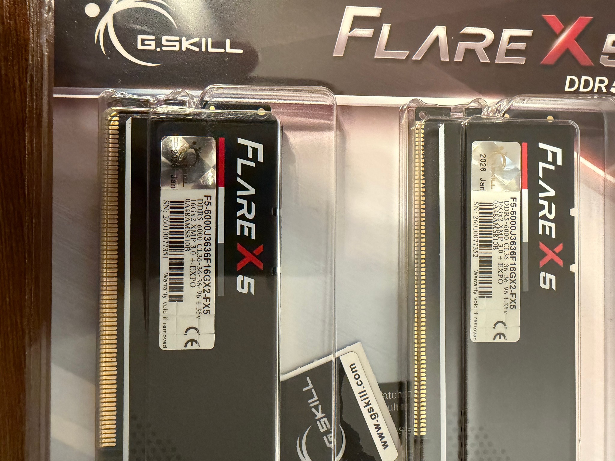 G.Skill Flare X5 Series 32GB (2 x 16GB) DDR5-6000