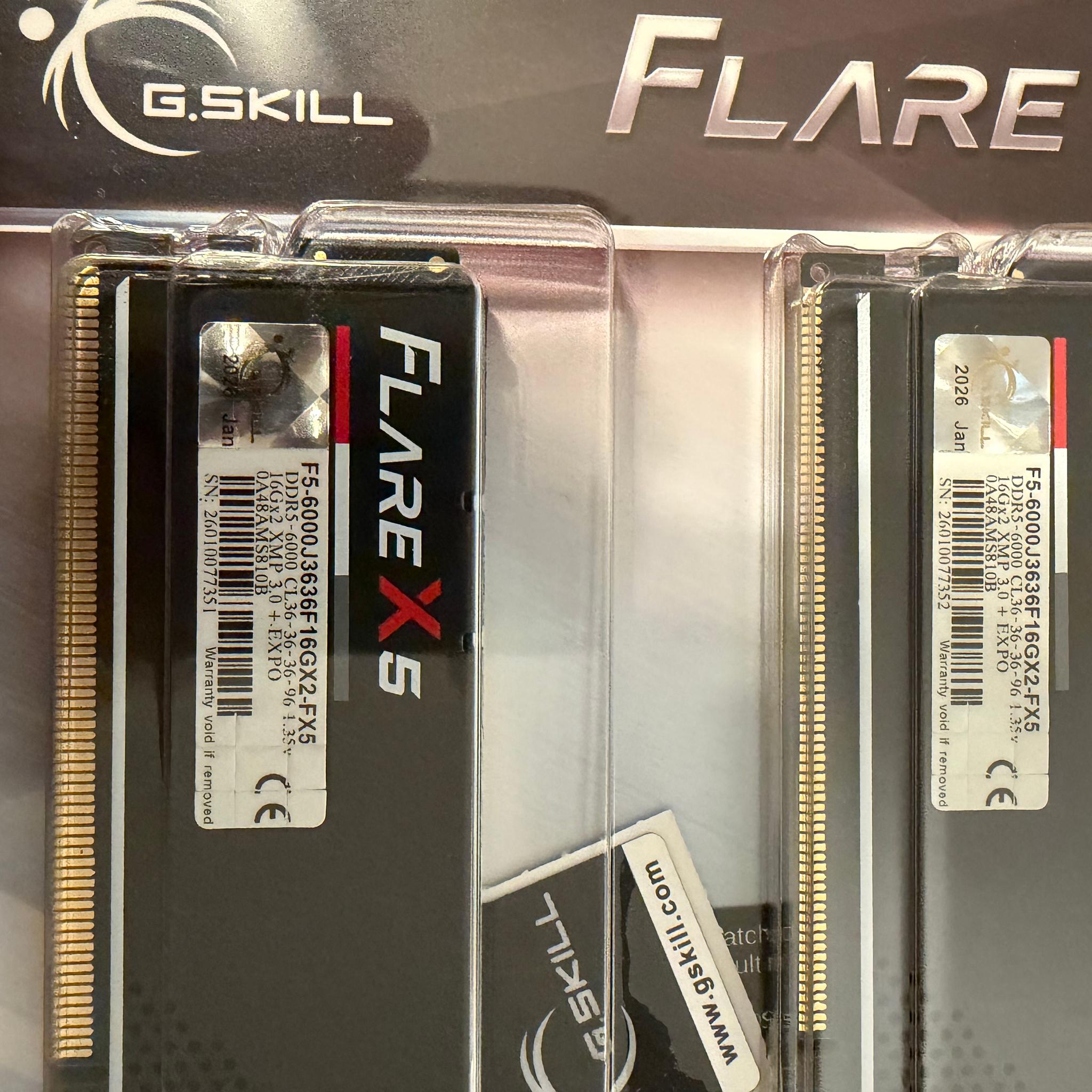 G.Skill Flare X5 Series 32GB (2 x 16GB) DDR5-6000