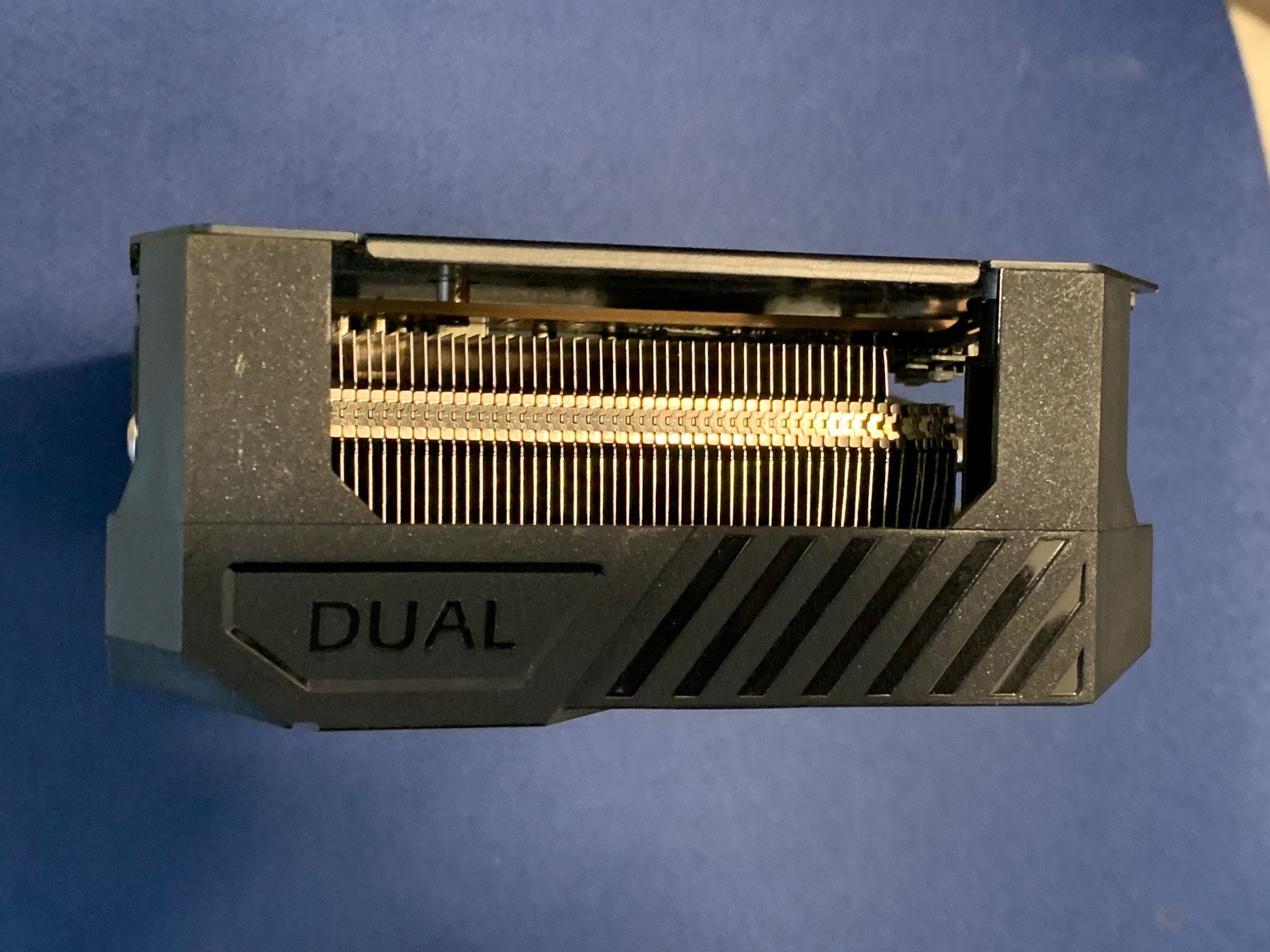 ASUS DUAL RADEON RX 6600 XT graphics card. Used. Works perfectly w/box.