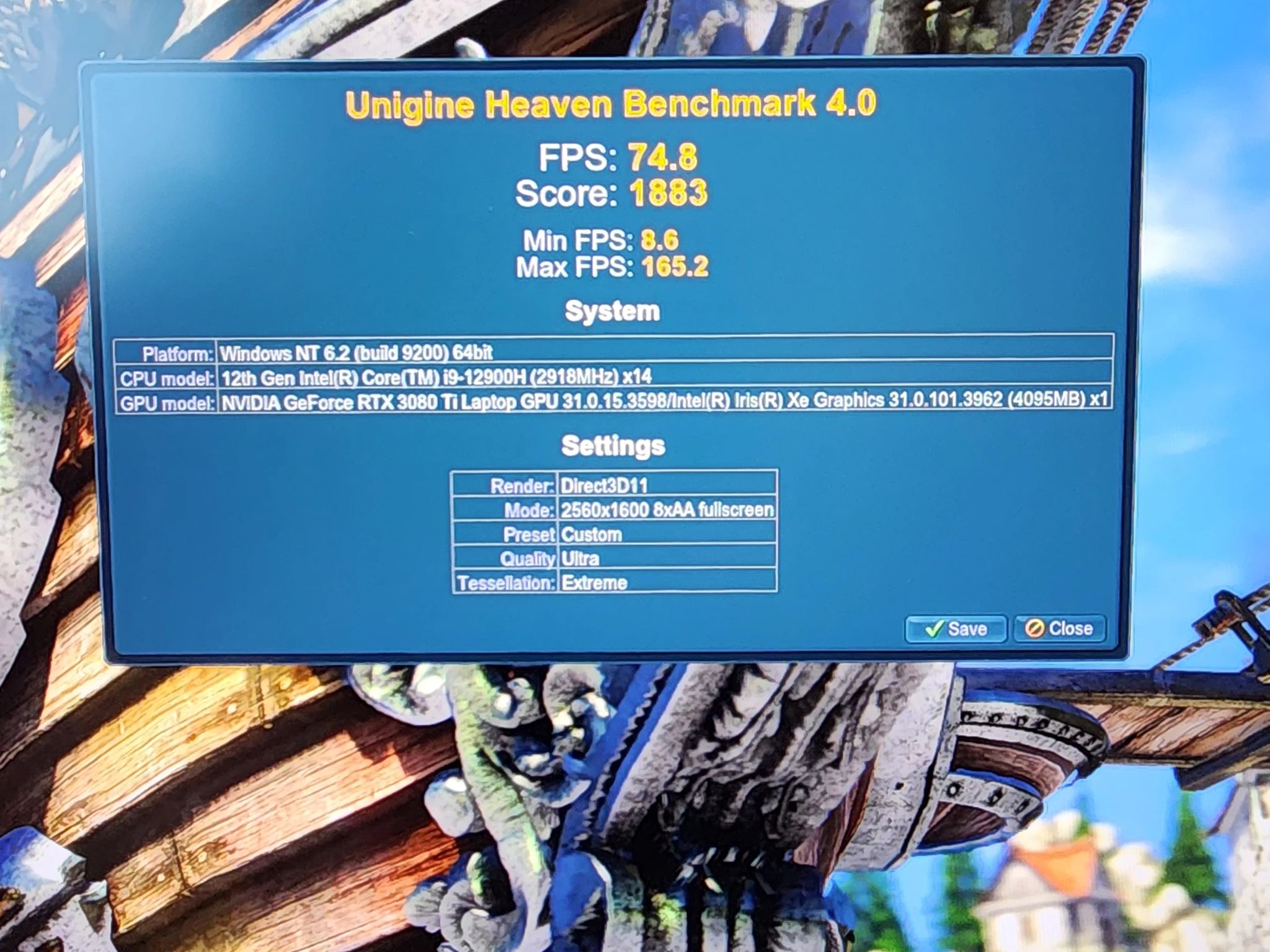 ASUS ROG Zephyrus M16 (2022) - RTX 3080 Ti / i9-12900H Gaming Laptop