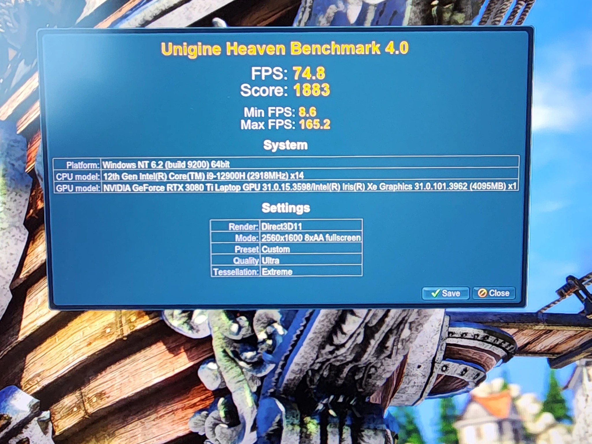 ASUS ROG Zephyrus M16 (2022) - RTX 3080 Ti / i9-12900H Gaming Laptop