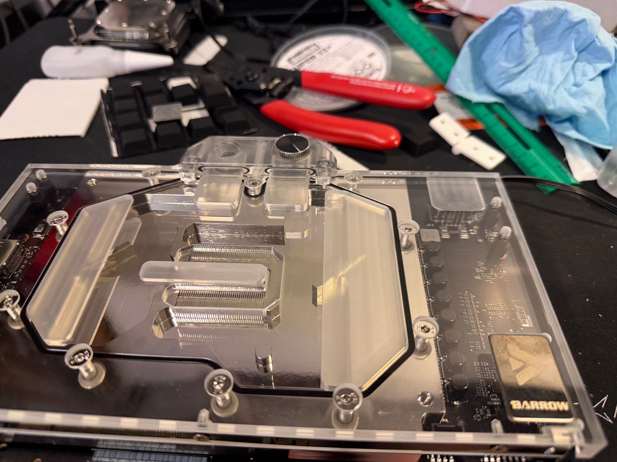 ASUS TUF Gaming GeForce RTX 5080 OC Edition waterblocked