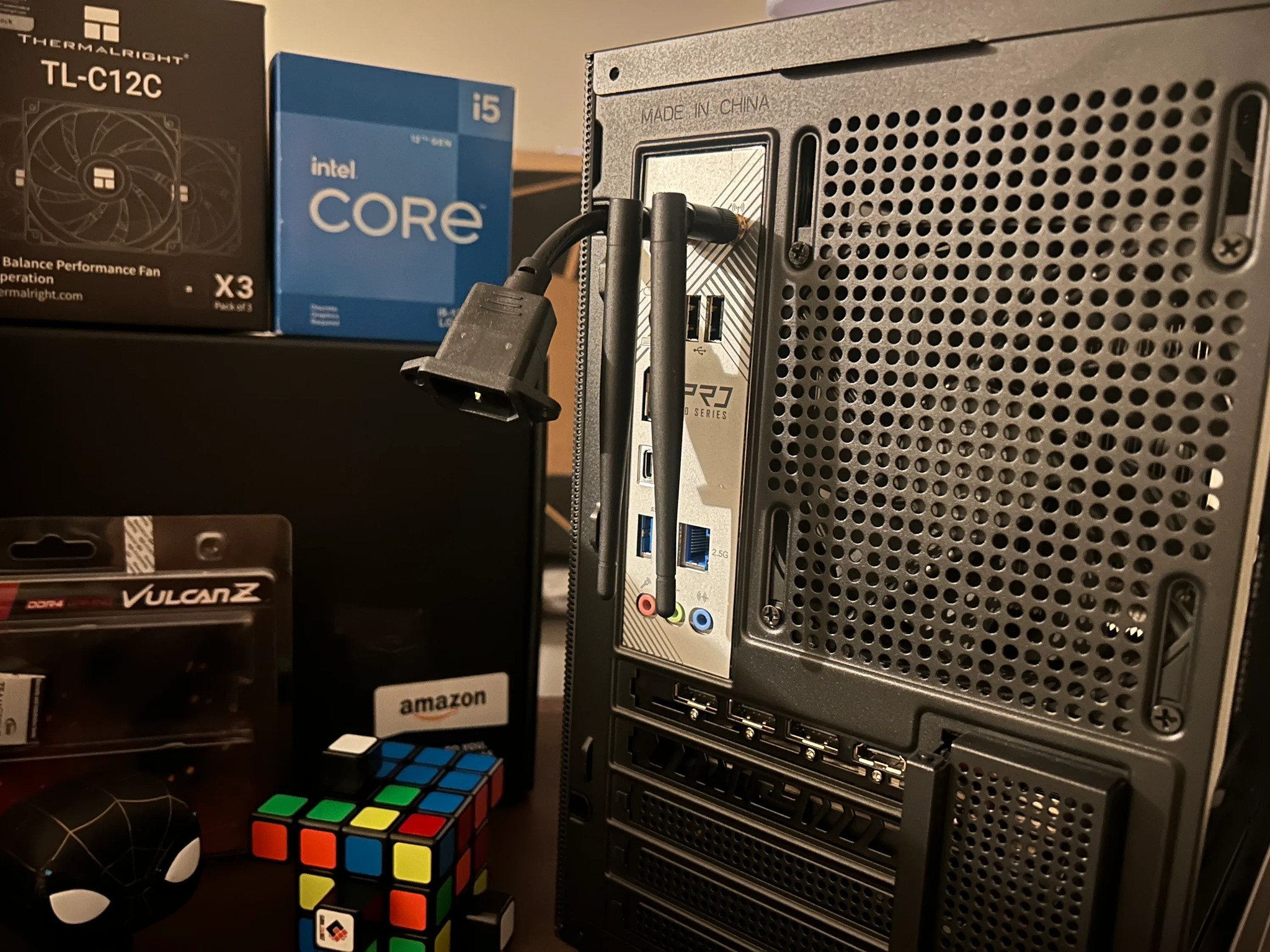 Intel Core i5 12400F, AMD RX6800 16GB, 32 GB RAM, SSD 2TB NVMe M.2 Gen4, PSU Corsair 750w