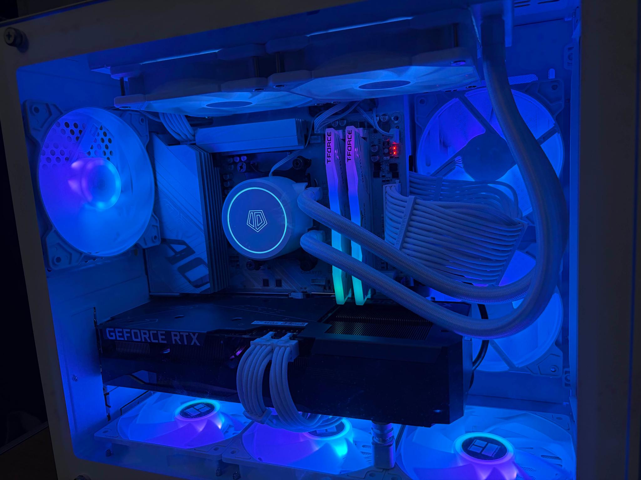 🧊Ice dragon Gaming PC Build Ryzen 5 7600X, Aorus 3060 12gb Elite, and 32GB DDR5 Ram🐲