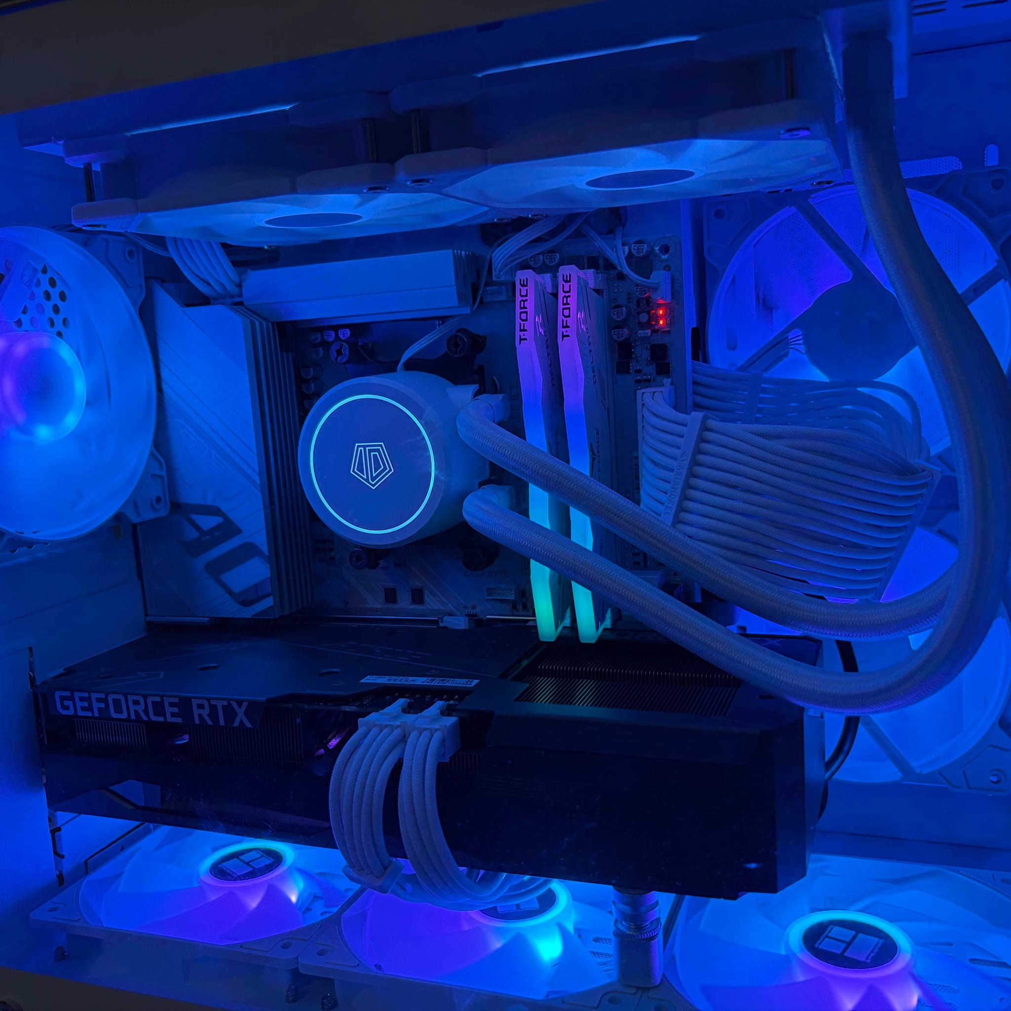 🧊Ice dragon Gaming PC Build Ryzen 5 7600X, Aorus 3060 12gb Elite, and 32GB DDR5 Ram🐲