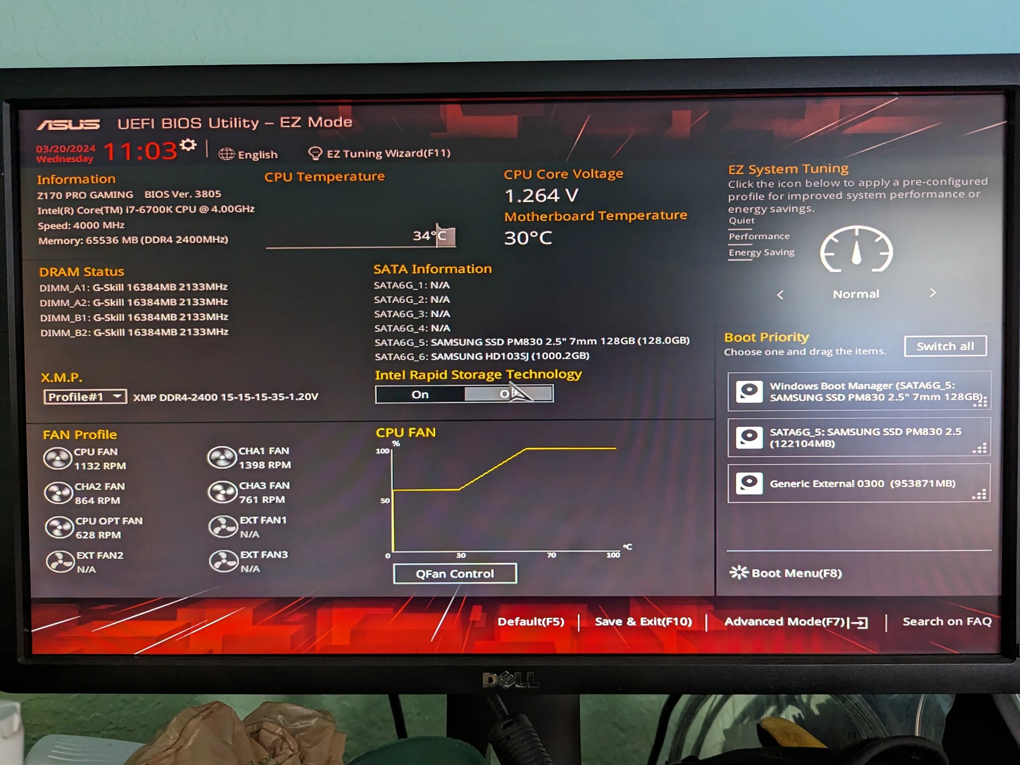 The Modest Esports rig i7 6700K 64GB RAM RX 580 128GB SSD 1TB HDD