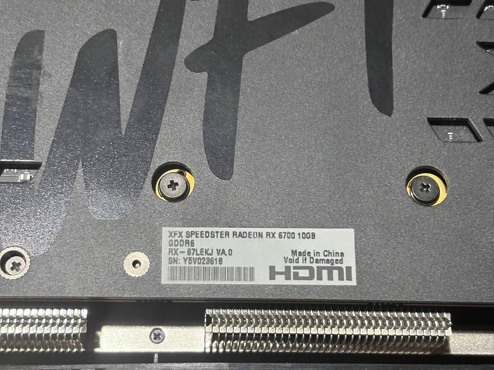 XFX SWFT RX6700 10GB