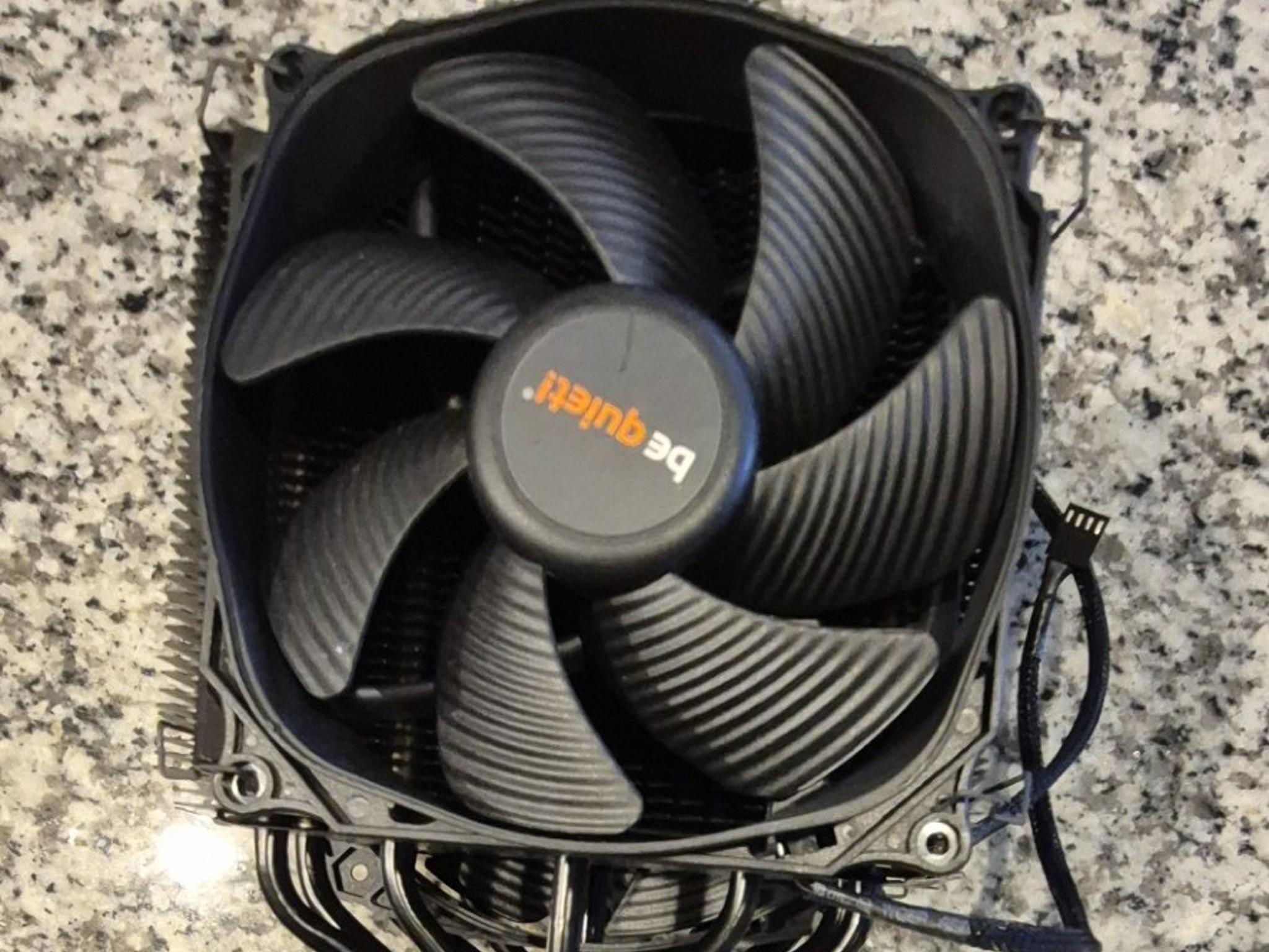 Pre-owned Be Quiet! Dark Rock Pro 4 CPU Air Cooler 250W TDP Dual Fan-Missing Backplate & Accessories