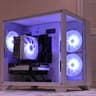 Gaming PC | Ryzen 5 3600 | RX 6600 8GB | 16GB DDR4 | 1TB nVME SSD | 1080p White Gaming PC RGB