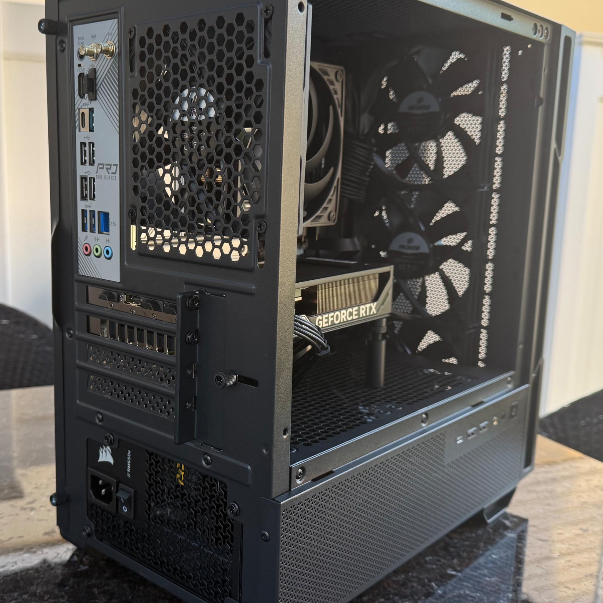 Ryzen 5 7600 1 TB SSD 32GB DDR5 RTX 5060 8 GB. ALL NEW parts!