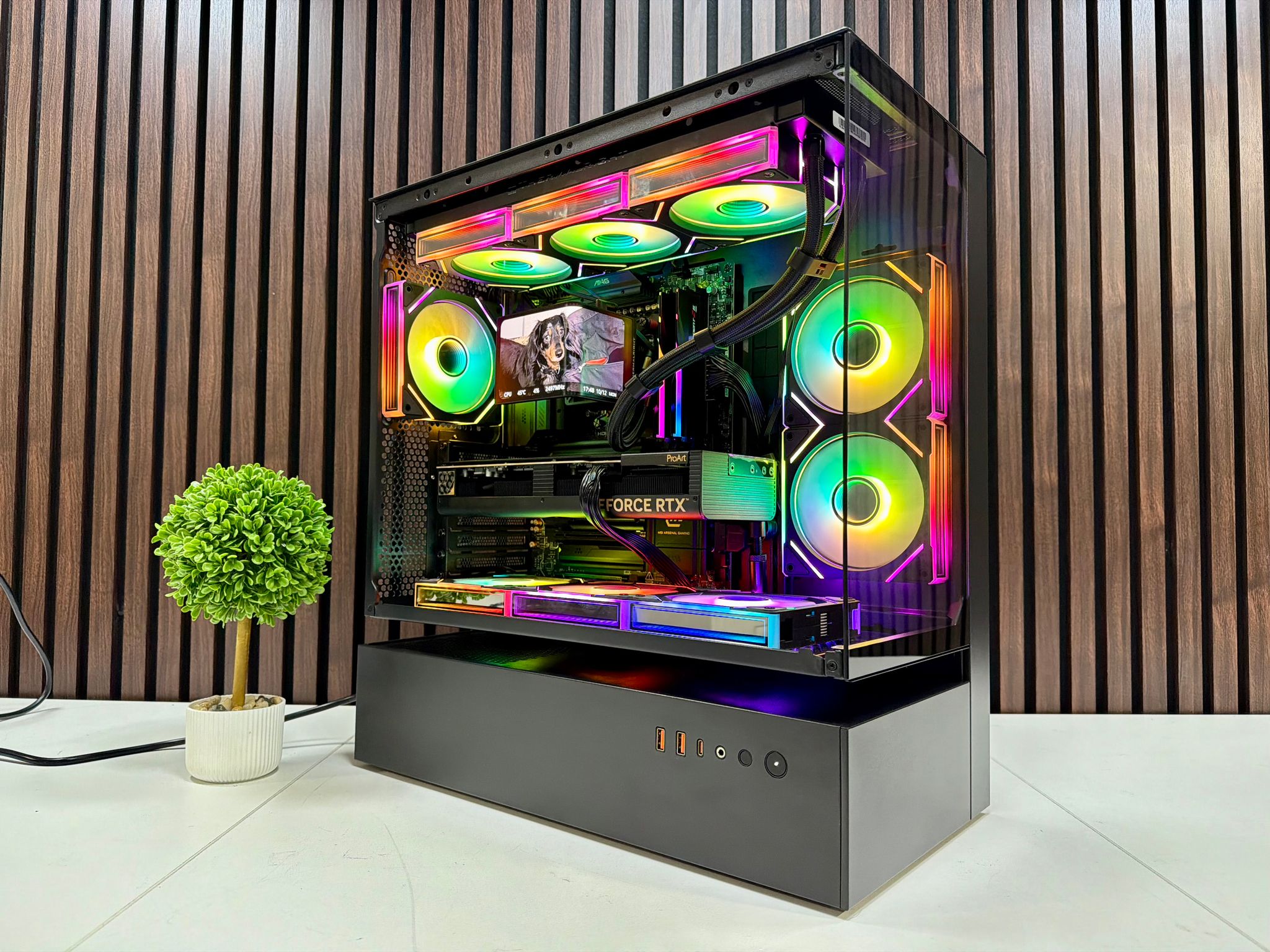 RTX 4080 Super | Ryzen 9850X3D | 64GB DDR5 | 2TB M.2 | 1200 Watt Gold PSU | LCD AIO