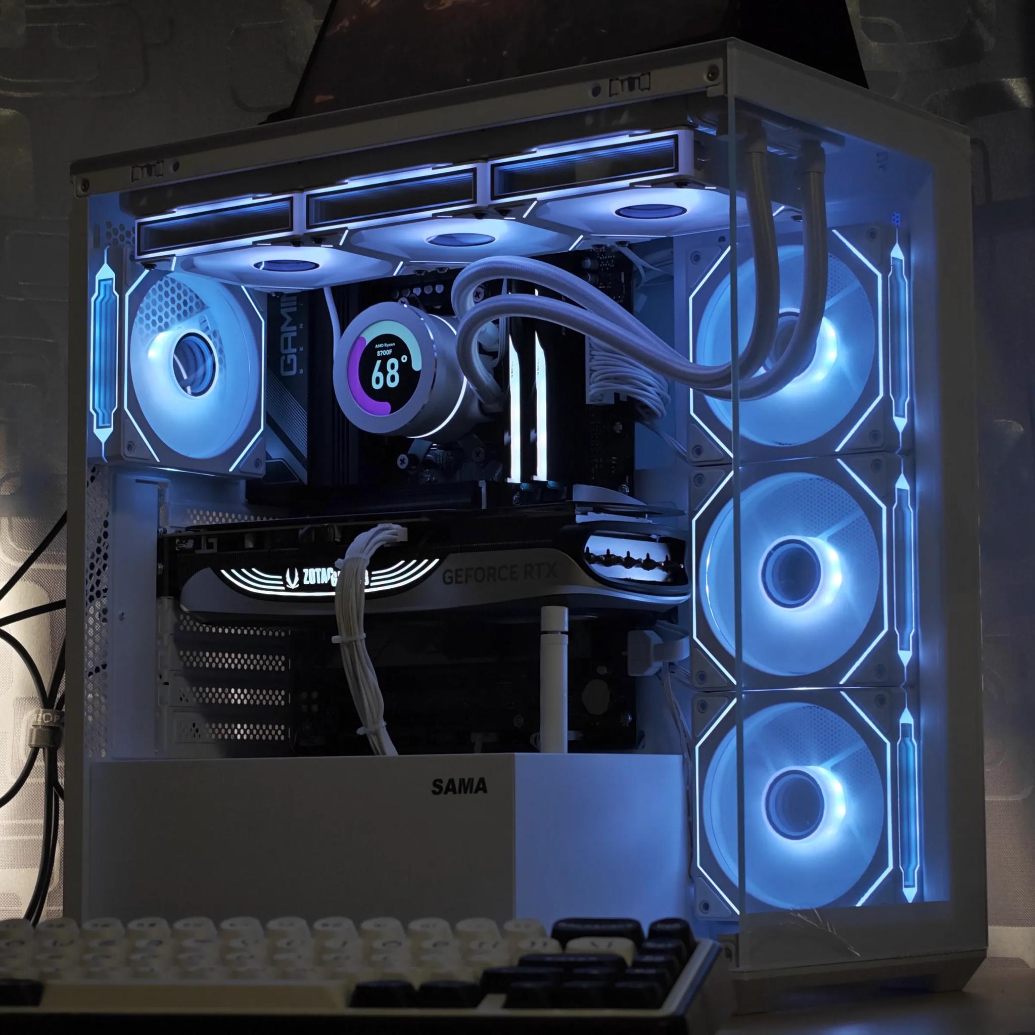 RTX 4070 Ti, Ryzen 7, 32GB DDR5, AM5 - 4K/1440P Gaming PC