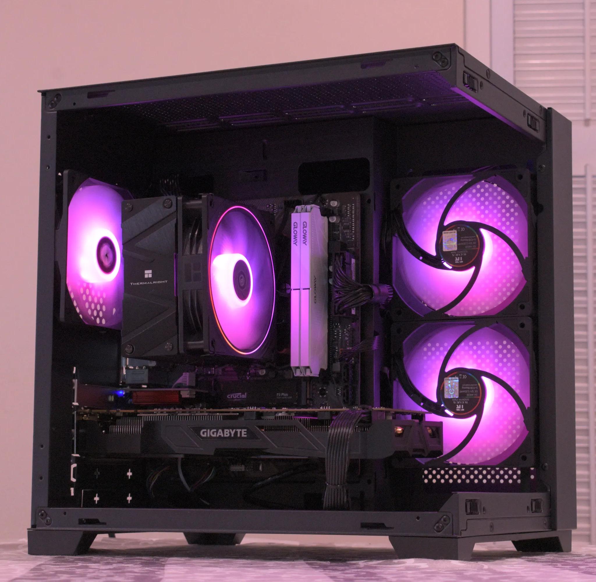 🎮Budget Gamer🎮 Ryzen 5 3600 | GTX 1070 8GB | 16GB DDR4 | 1TB nVME SSD | 1080p Black Gaming PC RGB
