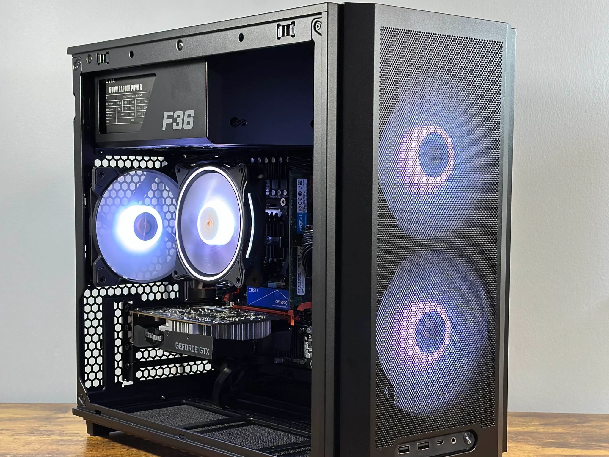 Intel i7 6 Core | GeForce GTX 1650 | 32GB RAM | 512GB SSD | WIFI | 1080p Black Gaming PC
