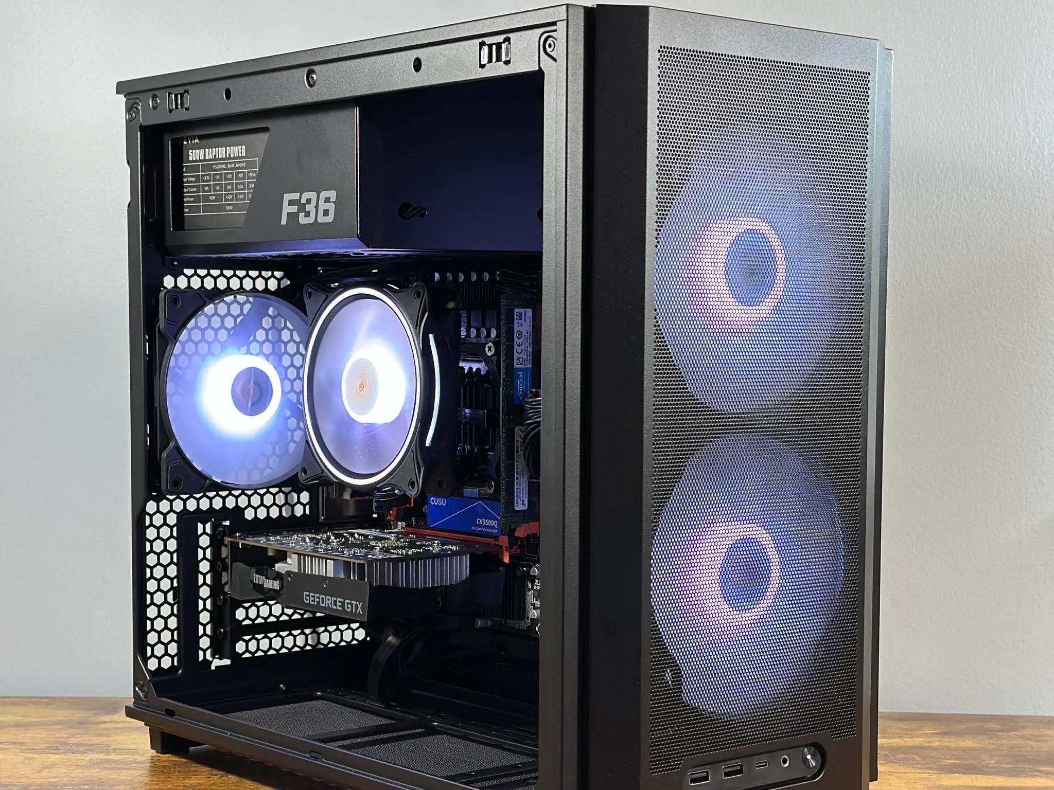Intel i7 6 Core | GeForce GTX 1650 | 32GB RAM | 512GB SSD | WIFI | 1080p Black Gaming PC