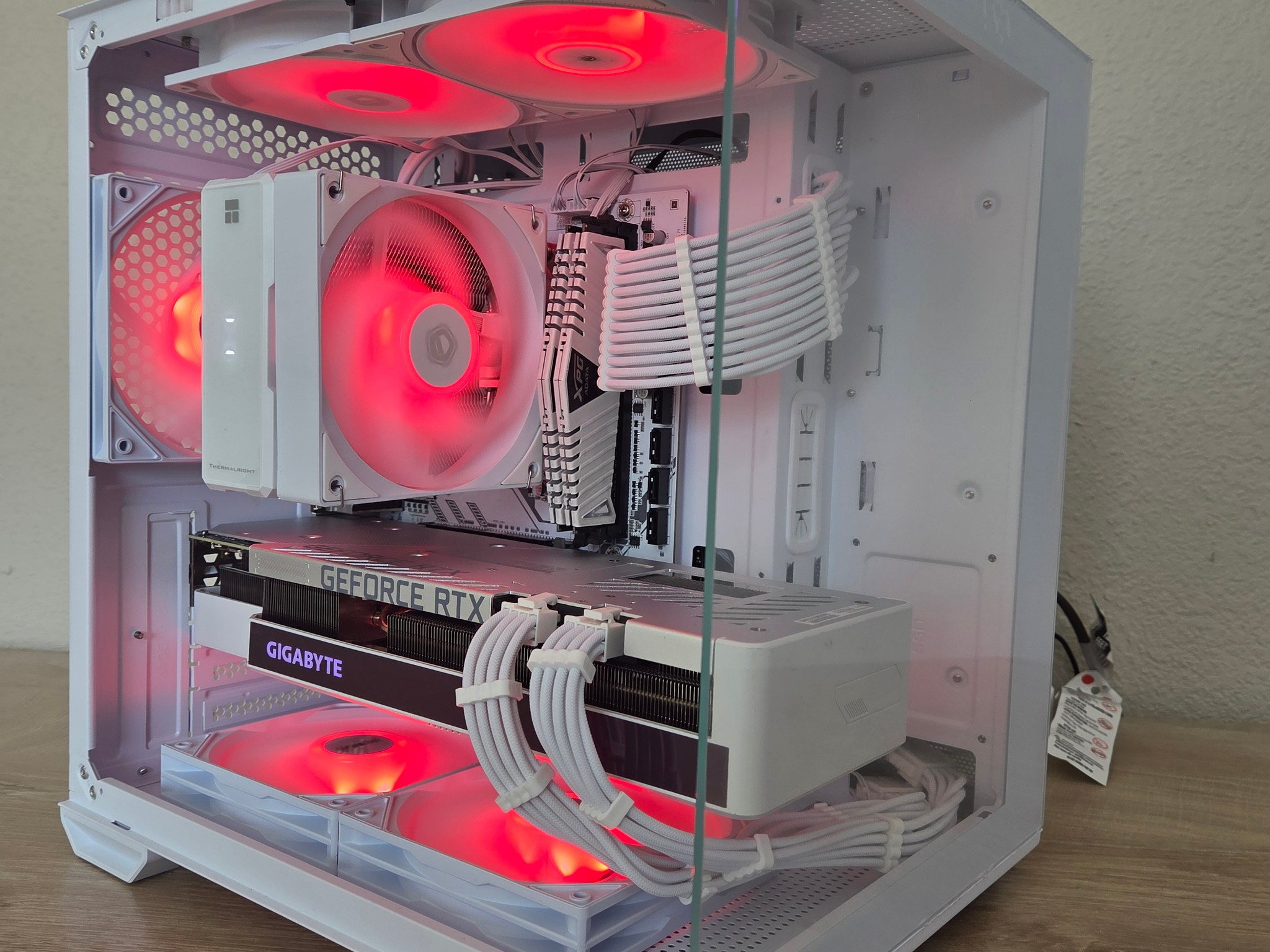 ❄️🤍 Frost vision Pro | RTX 3070 Ti Vision OC | Ryzen 5 5500 | LCD Display Cooler  🤍❄️