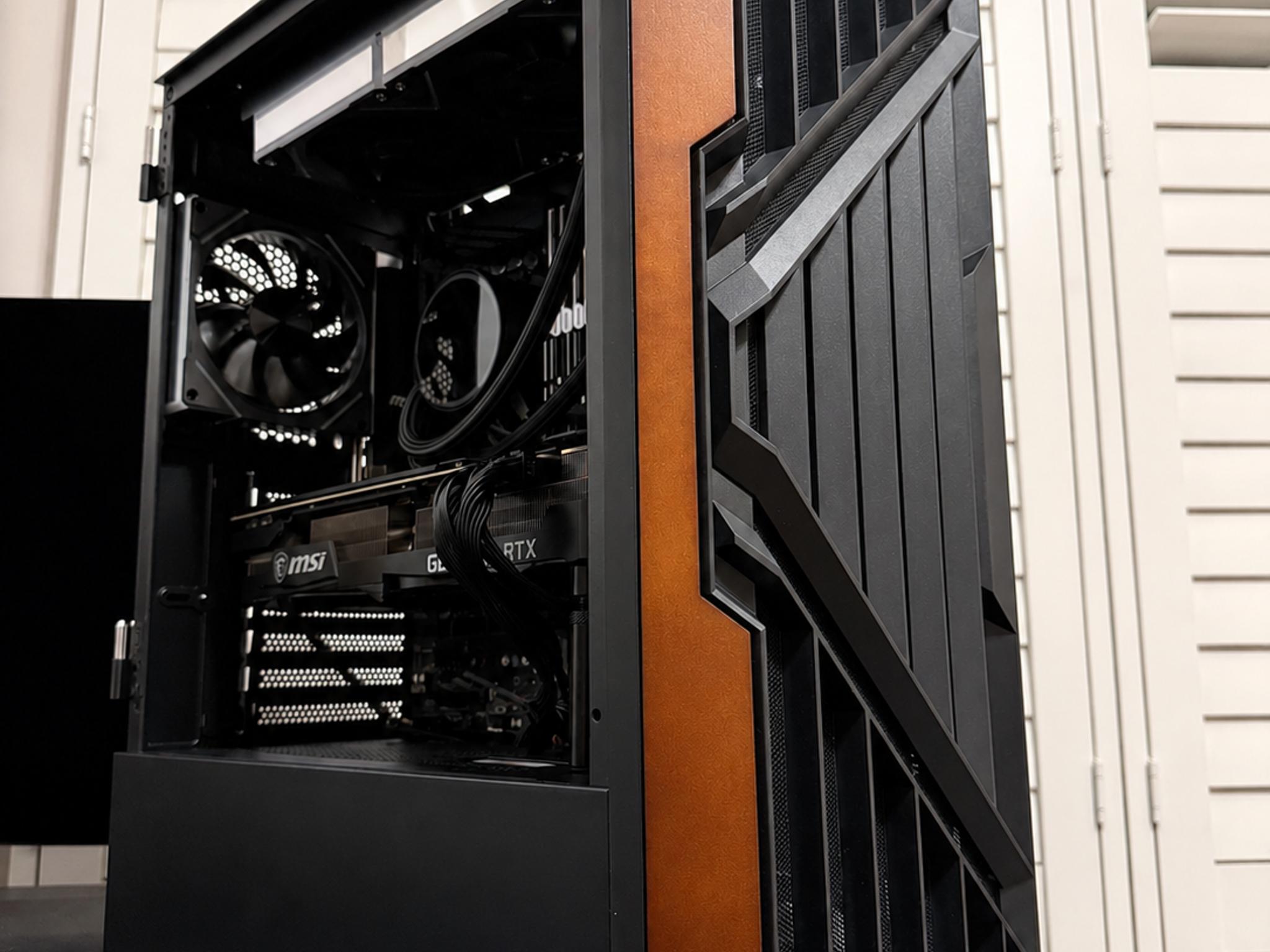 High-End Gaming PC | RTX 3080 Ti | Ryzen 9 5900XT | Wood Panel Case