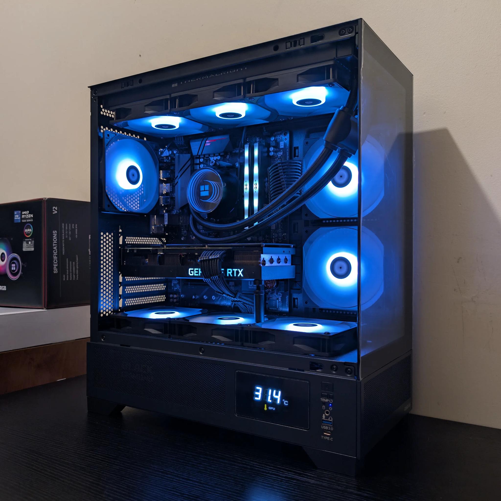 🐦‍⬛ 1440p Gaming Beast | RTX 3080 | Ryzen 7 5800X | 1TB SSD | 32GB RAM | WiFi & Bluetooth 🐦‍⬛