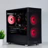🟥⬛Black Gaming PC – GTX 1070 8G, Ryzen 5 2600, 16GB RAM, 500GB SSD - WiFi ⬛🟥