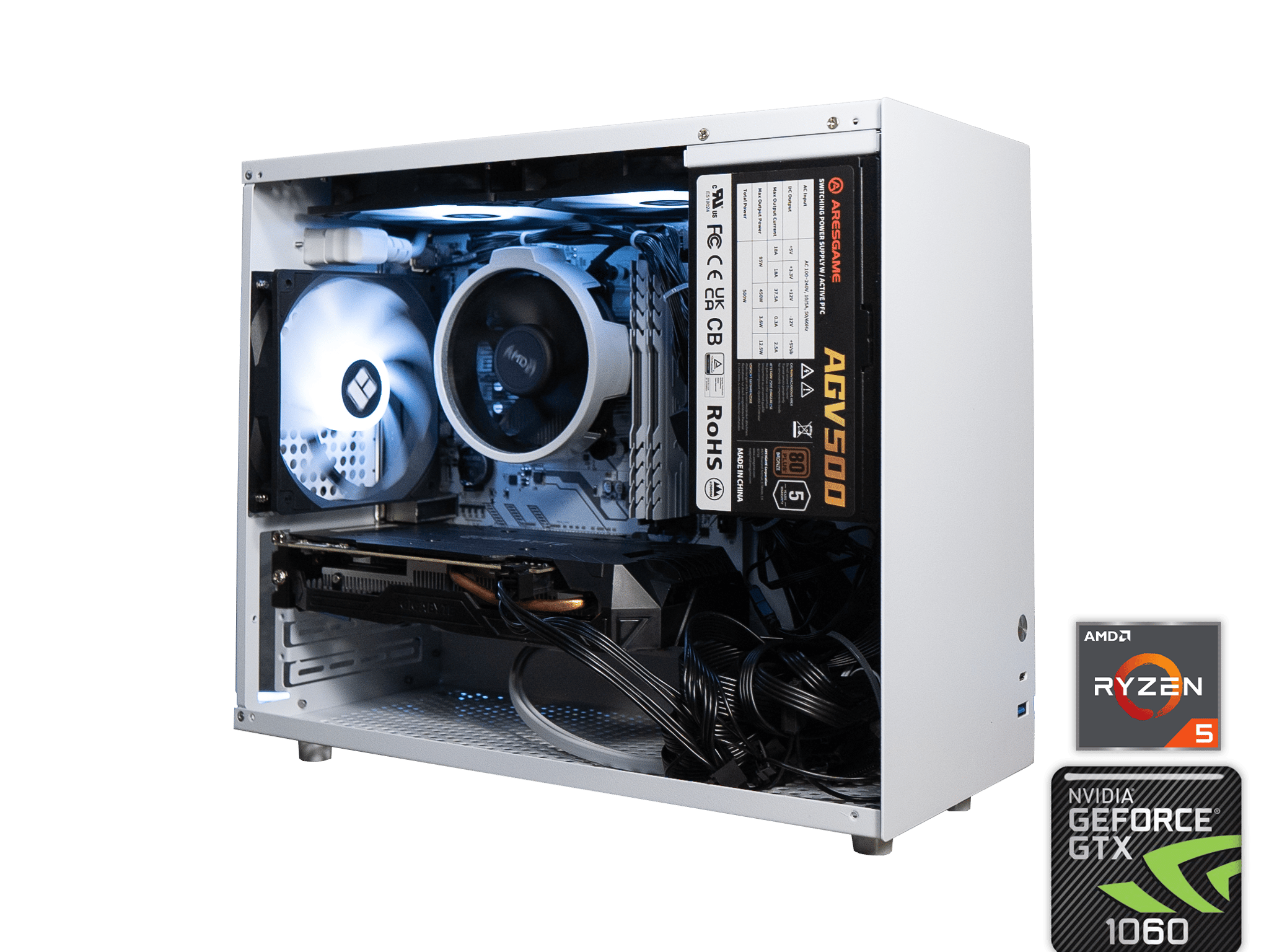 ❄️❄️ BUDGET - BO6 Ready GAMING PC | Gigabyte GTX 1060 | RYZEN 5 1600 | 16GB DDR4 RAM | 1TB M.2 SSD