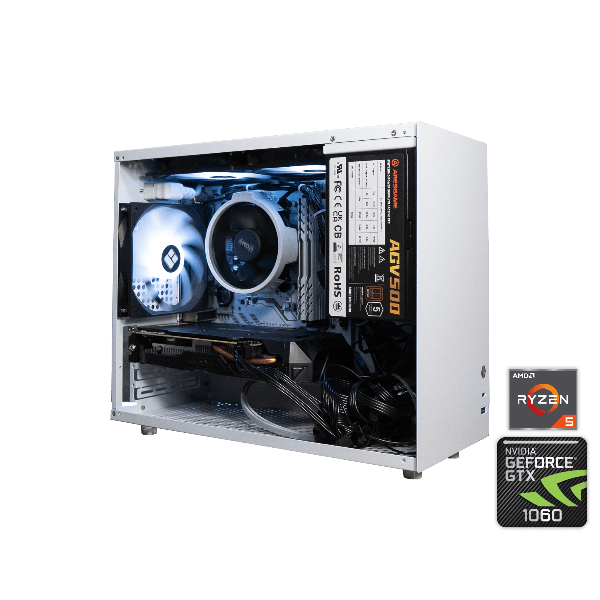 ❄️❄️ BUDGET - BO6 Ready GAMING PC | Gigabyte GTX 1060 | RYZEN 5 1600 | 16GB DDR4 RAM | 1TB M.2 SSD