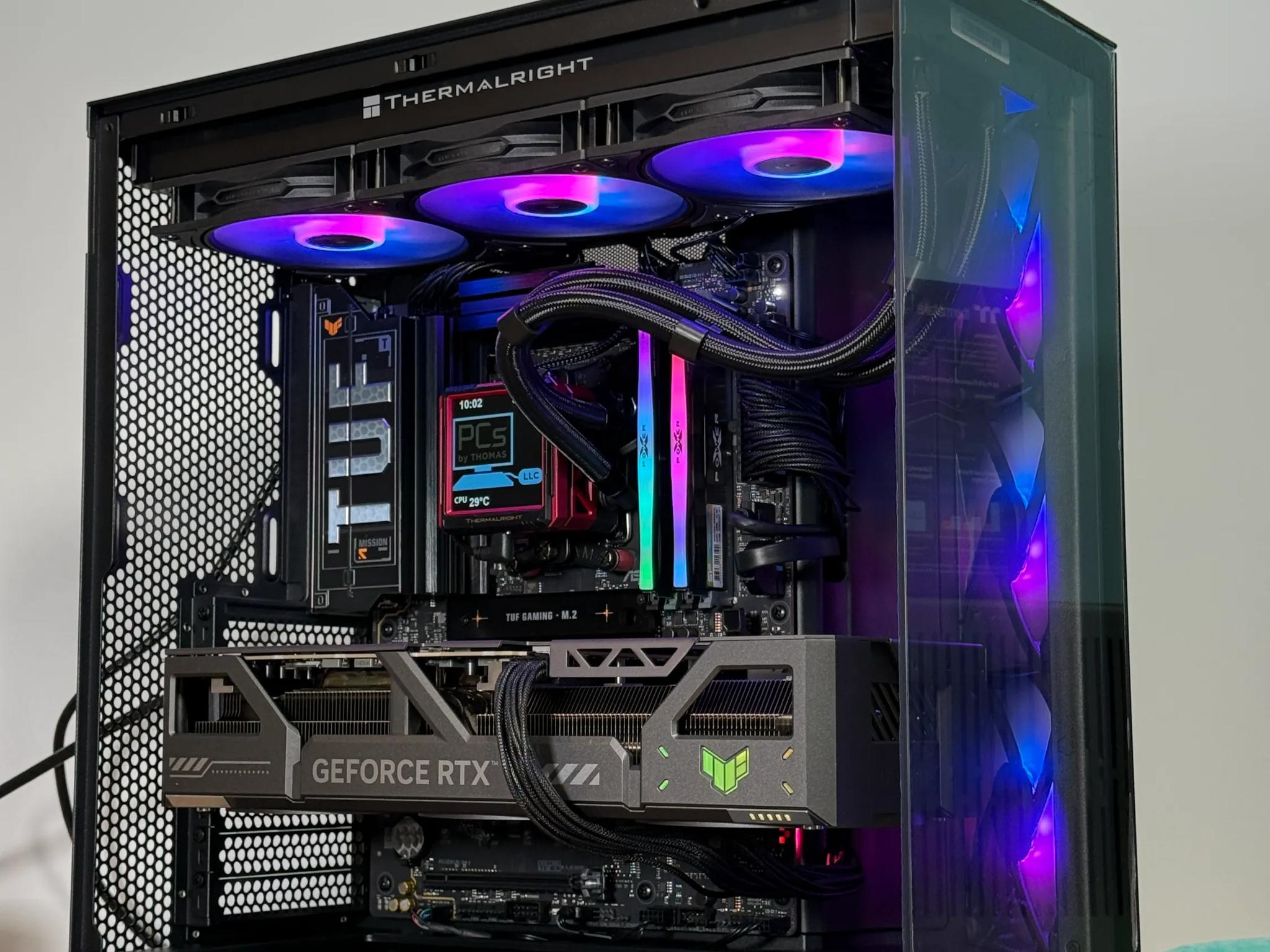 RTX 5090 Ryzen 9950x3d Gaming/Workstation Behemoth 64gb DDR5 4TB SSD