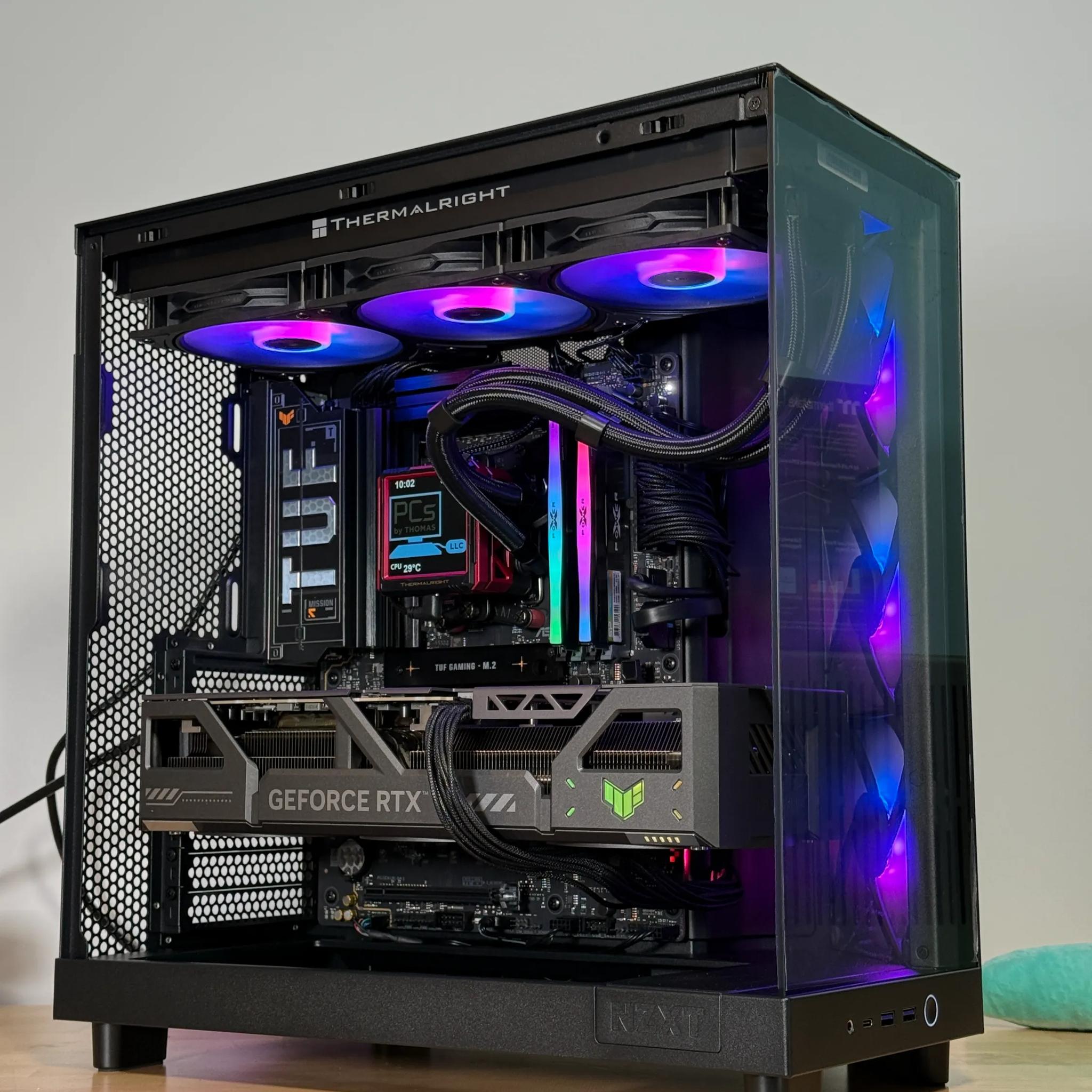 RTX 5090 Ryzen 9950x3d Gaming/Workstation Behemoth 64gb DDR5 4TB SSD