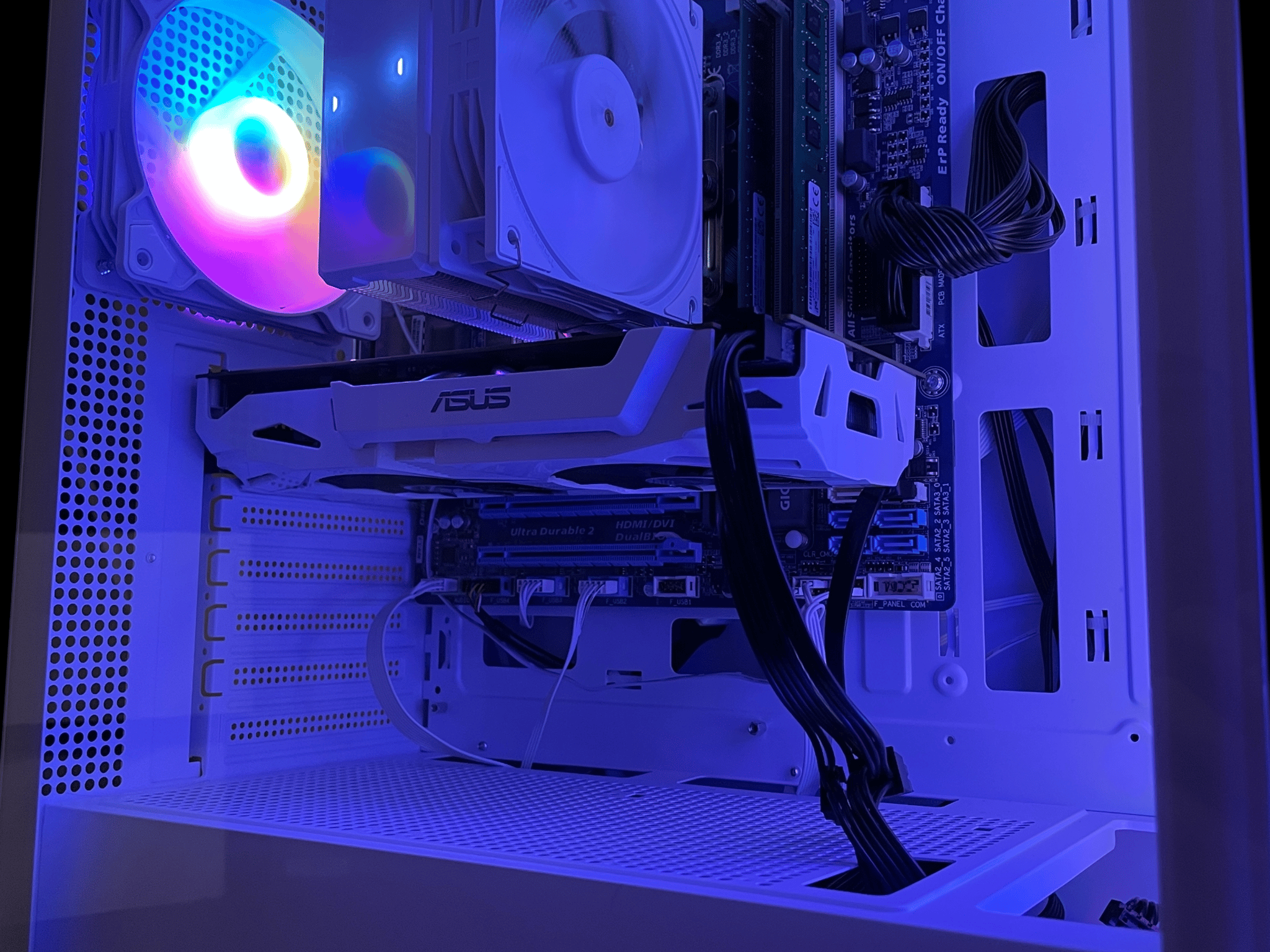 White Custom Desktop Gaming PC - Intel Core i5 CPU - Nvidia GTX 1060 - Wifi & Bluetooth - Game Ready